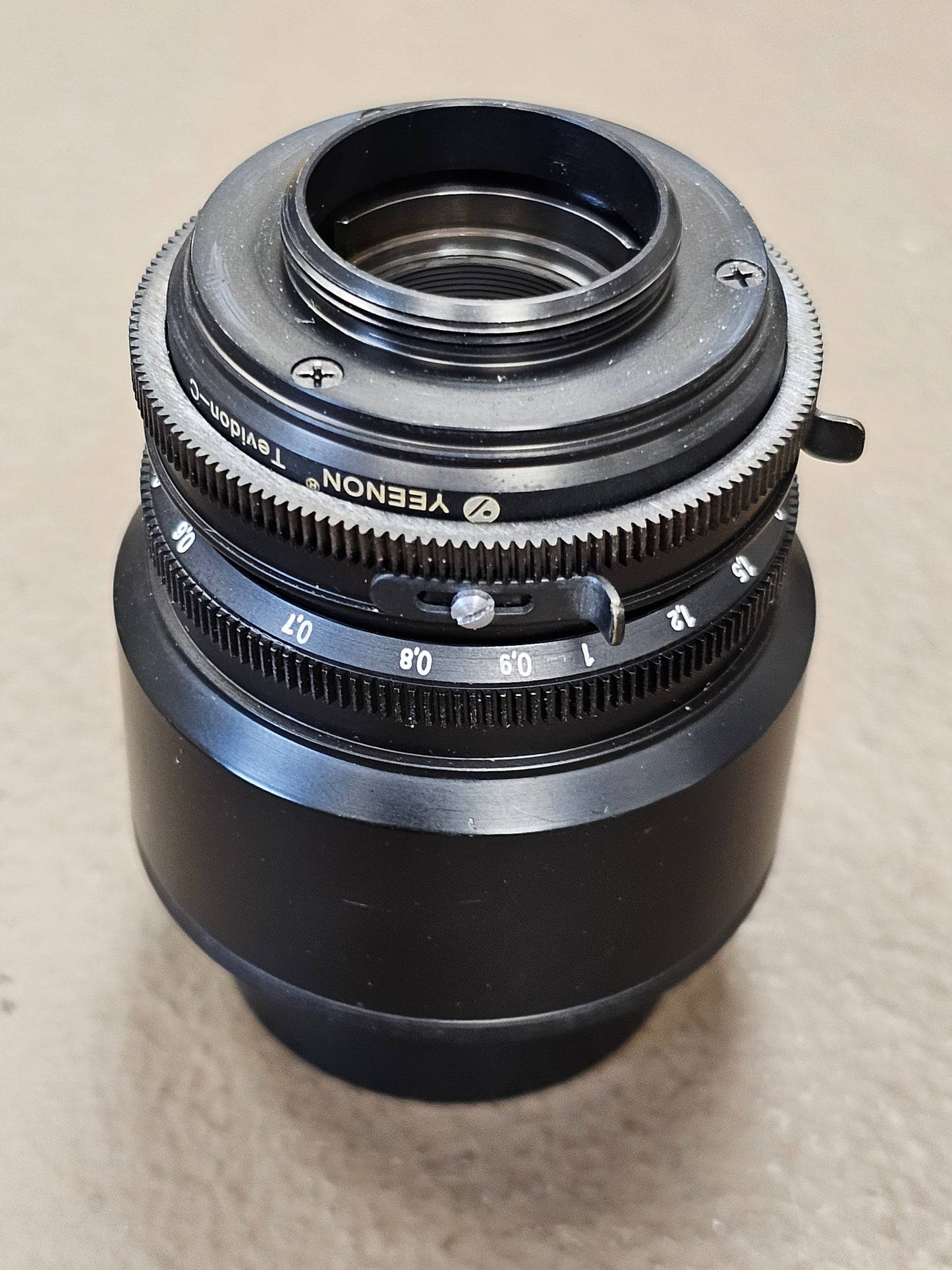 Carl Zeiss Jena DDR Tevidon 50mm f1.8 C-Mount Lens S# 10404887