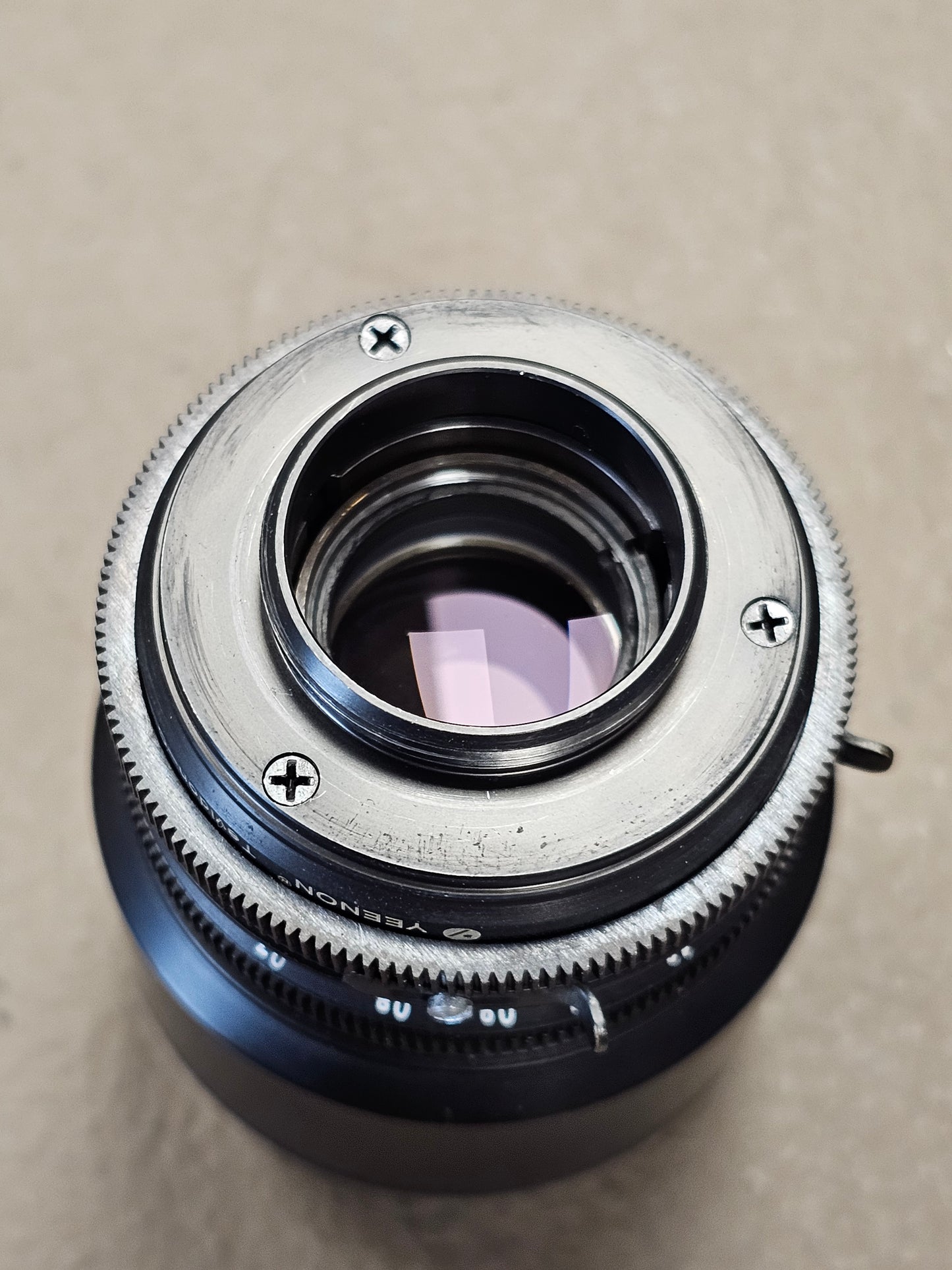 Carl Zeiss Jena DDR Tevidon 50mm f1.8 C-Mount Lens S# 10404887