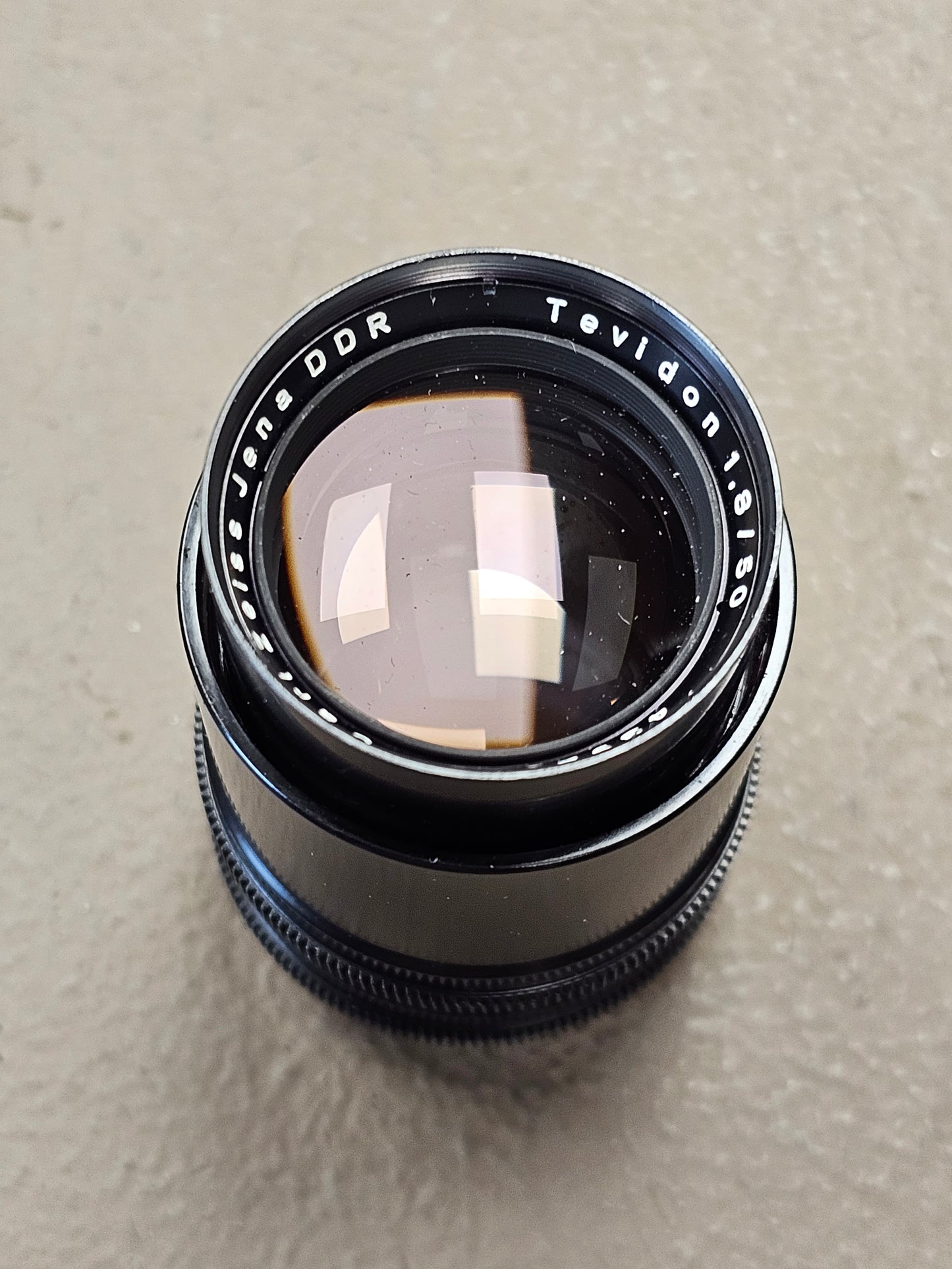 Carl Zeiss Jena DDR Tevidon 50mm f1.8 C-Mount Lens S# 4392