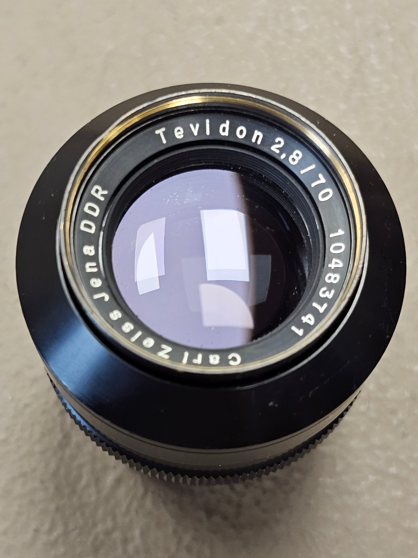 Carl Zeiss Jena DDR Tevidon 70mm f2.8 C-Mount Lens S# 10483741