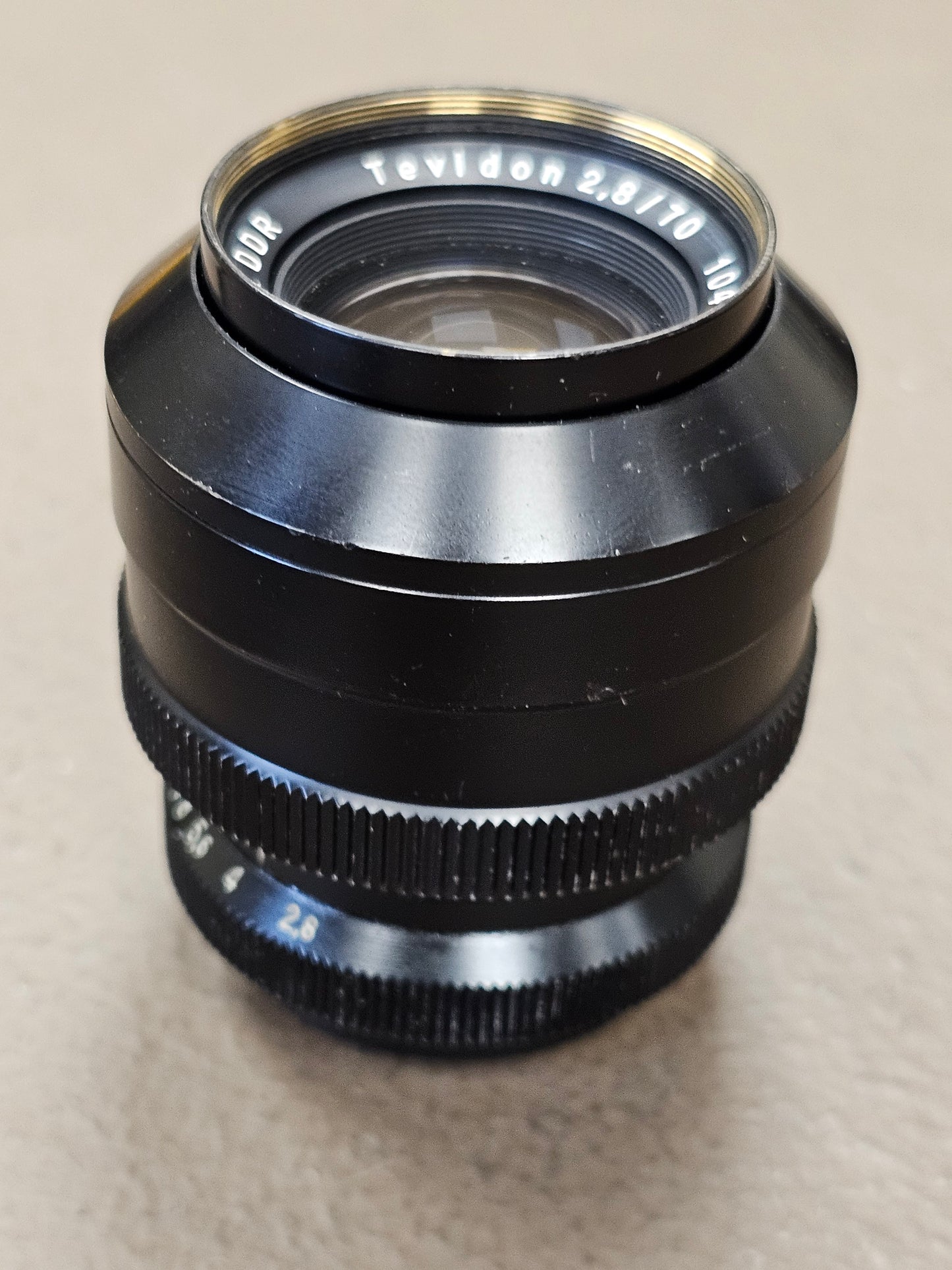 Carl Zeiss Jena DDR Tevidon 70mm f2.8 C-Mount Lens S# 10483741