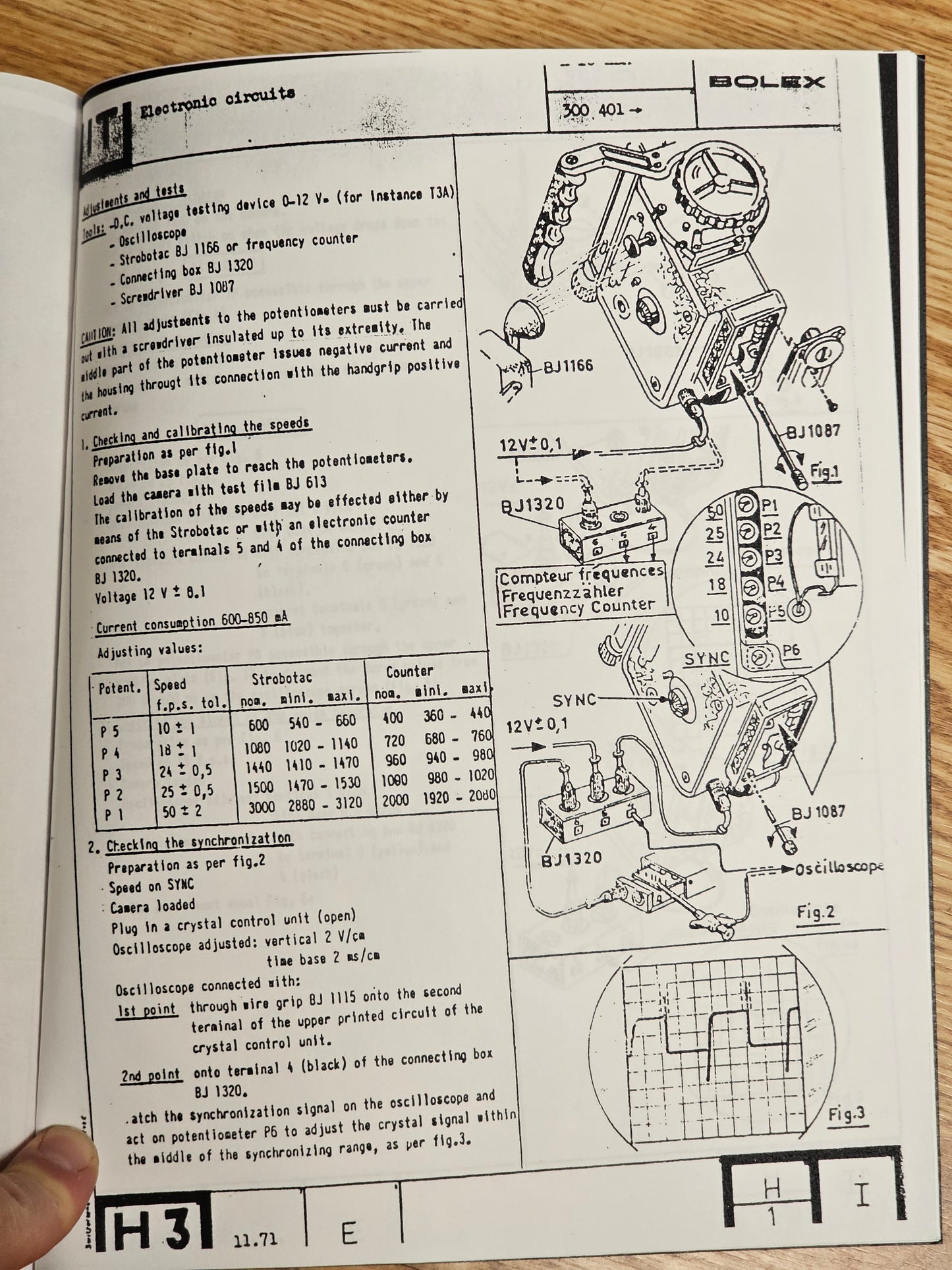 Bolex International S.A. Service Manual/ Parts Book 1971 Edition (Reproduced)