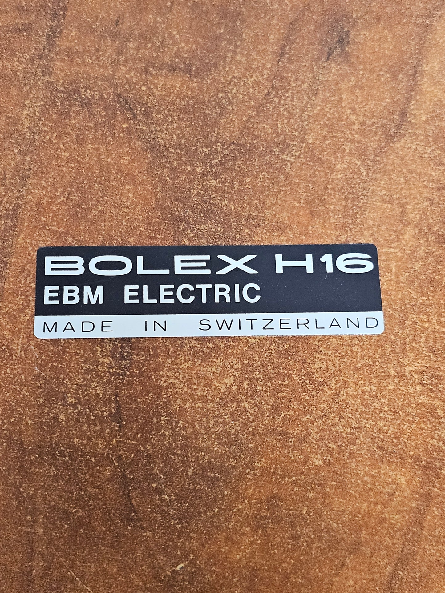 Bolex H16 EBM Logo Plate  BC 2699