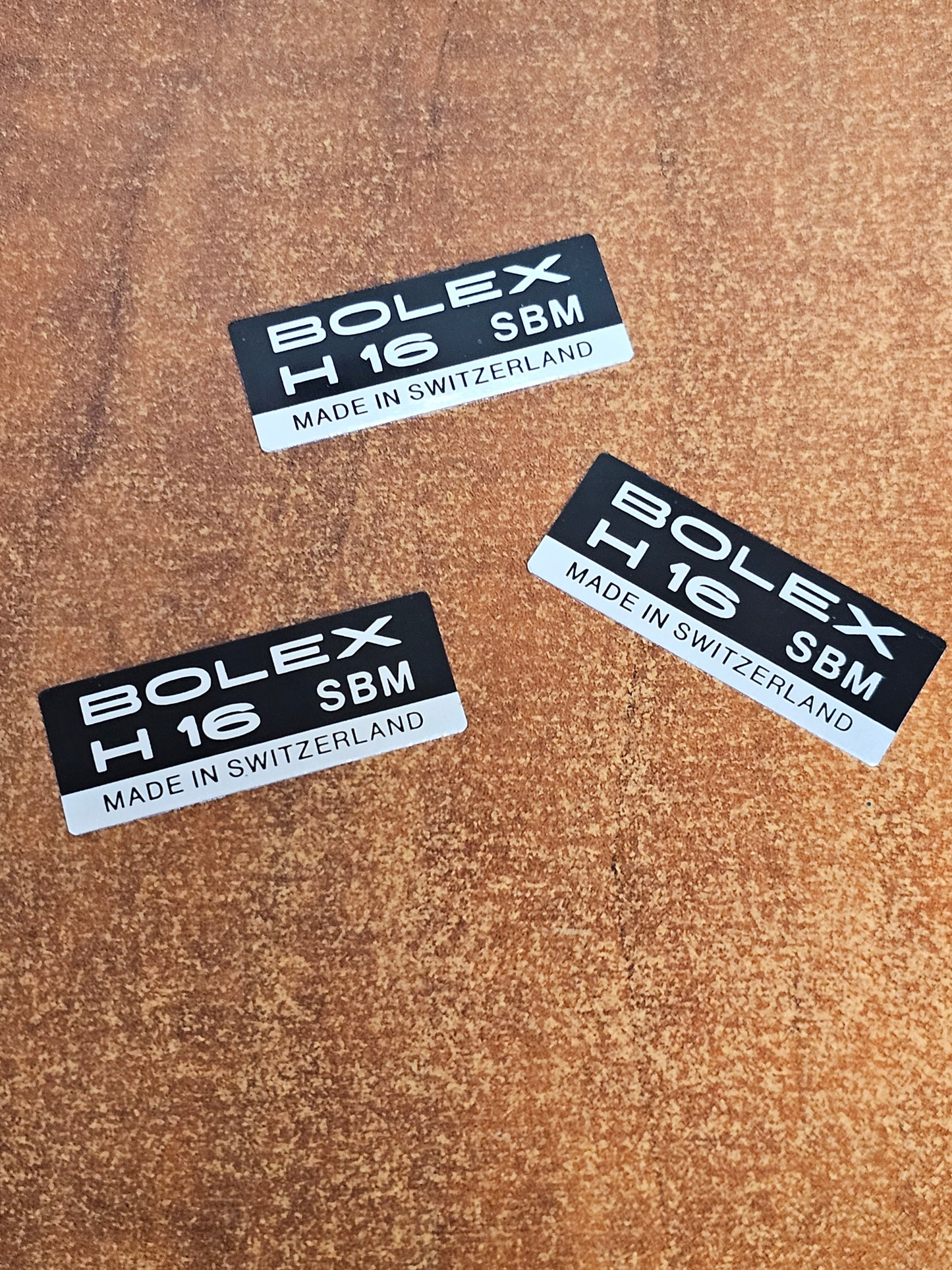 Bolex H16 SBM Logo Plate BC 2918