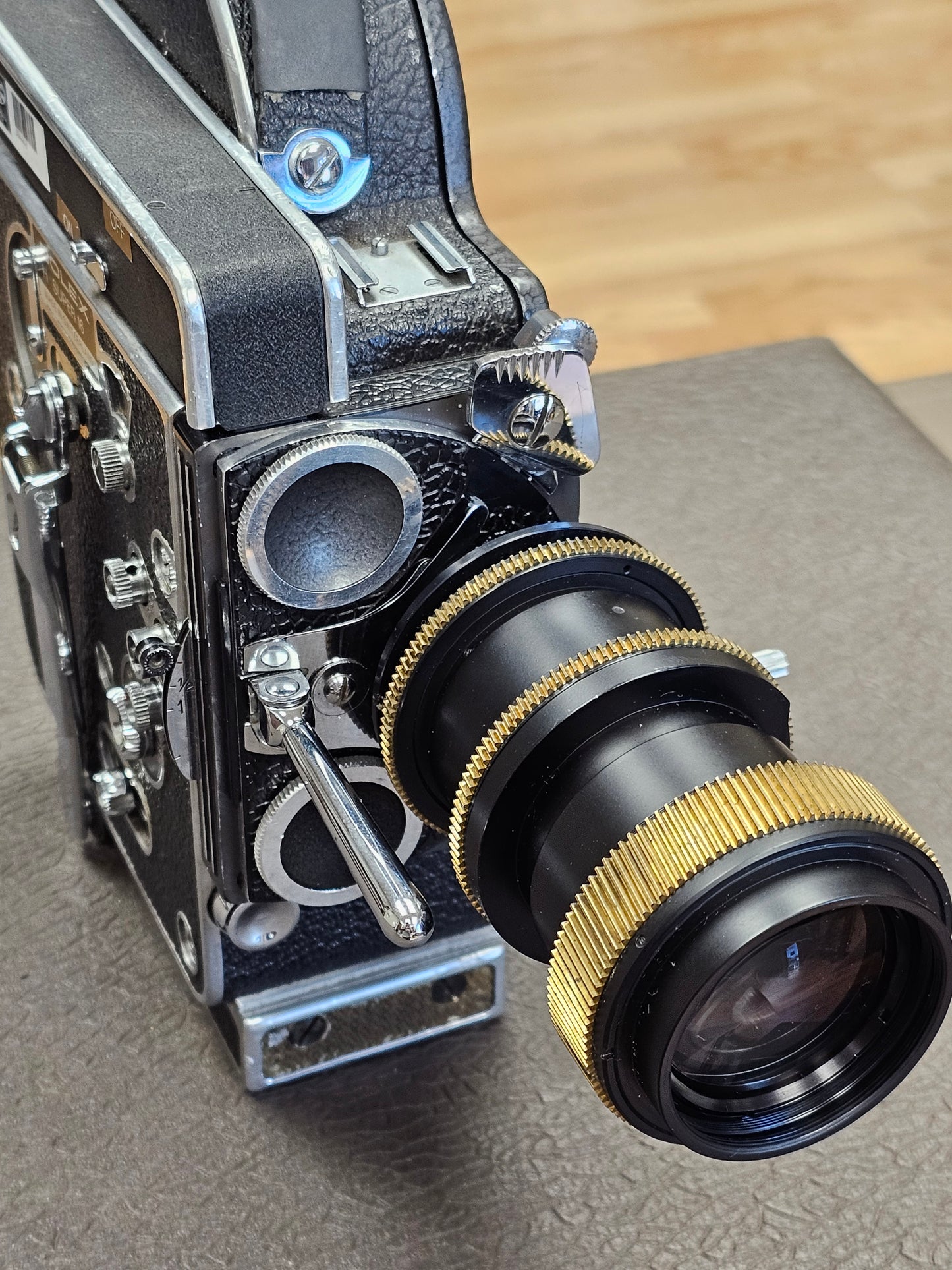 Prototype Super 16mm Zoom lens C-Mount