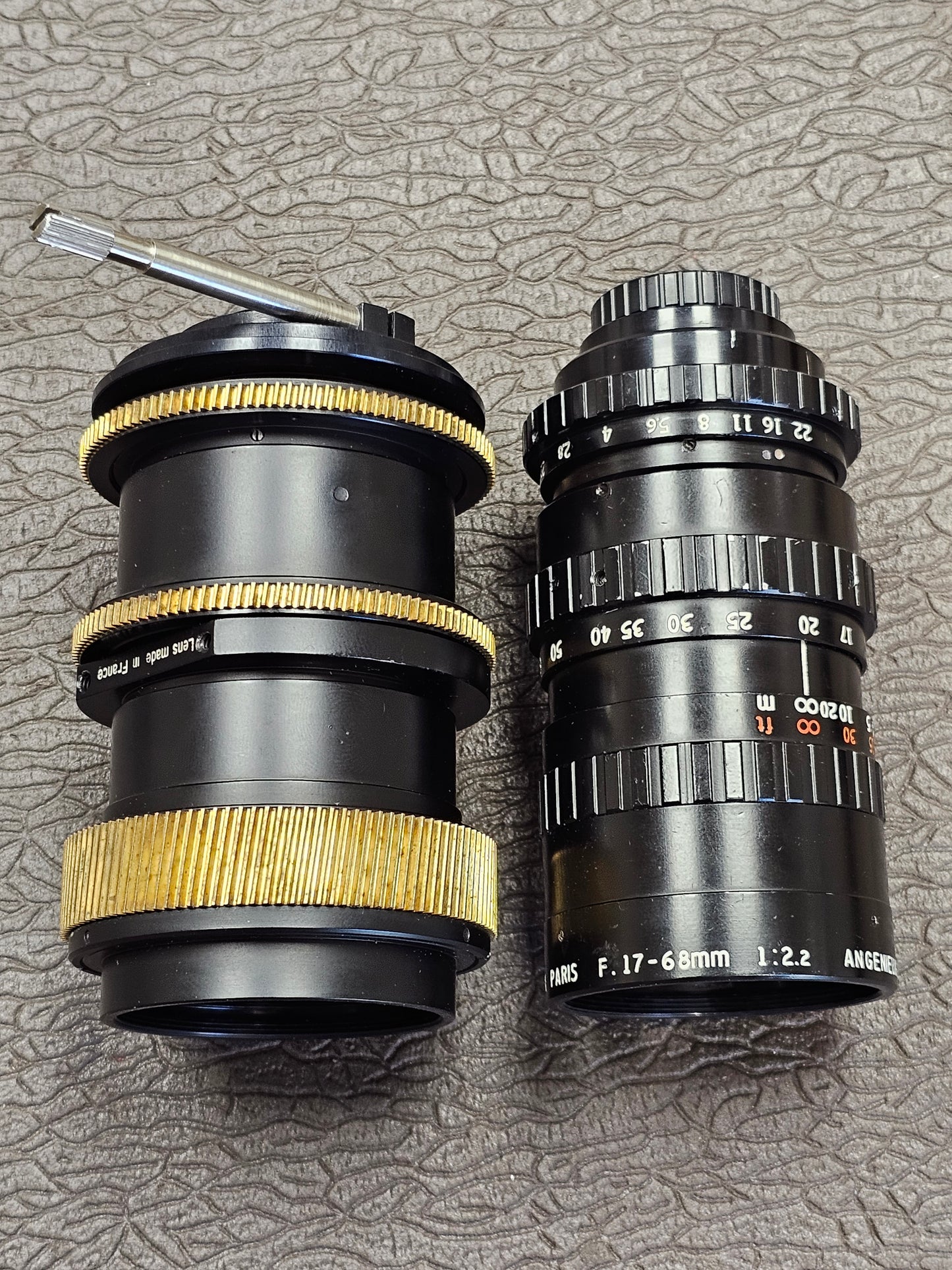 Prototype Super 16mm Zoom lens C-Mount