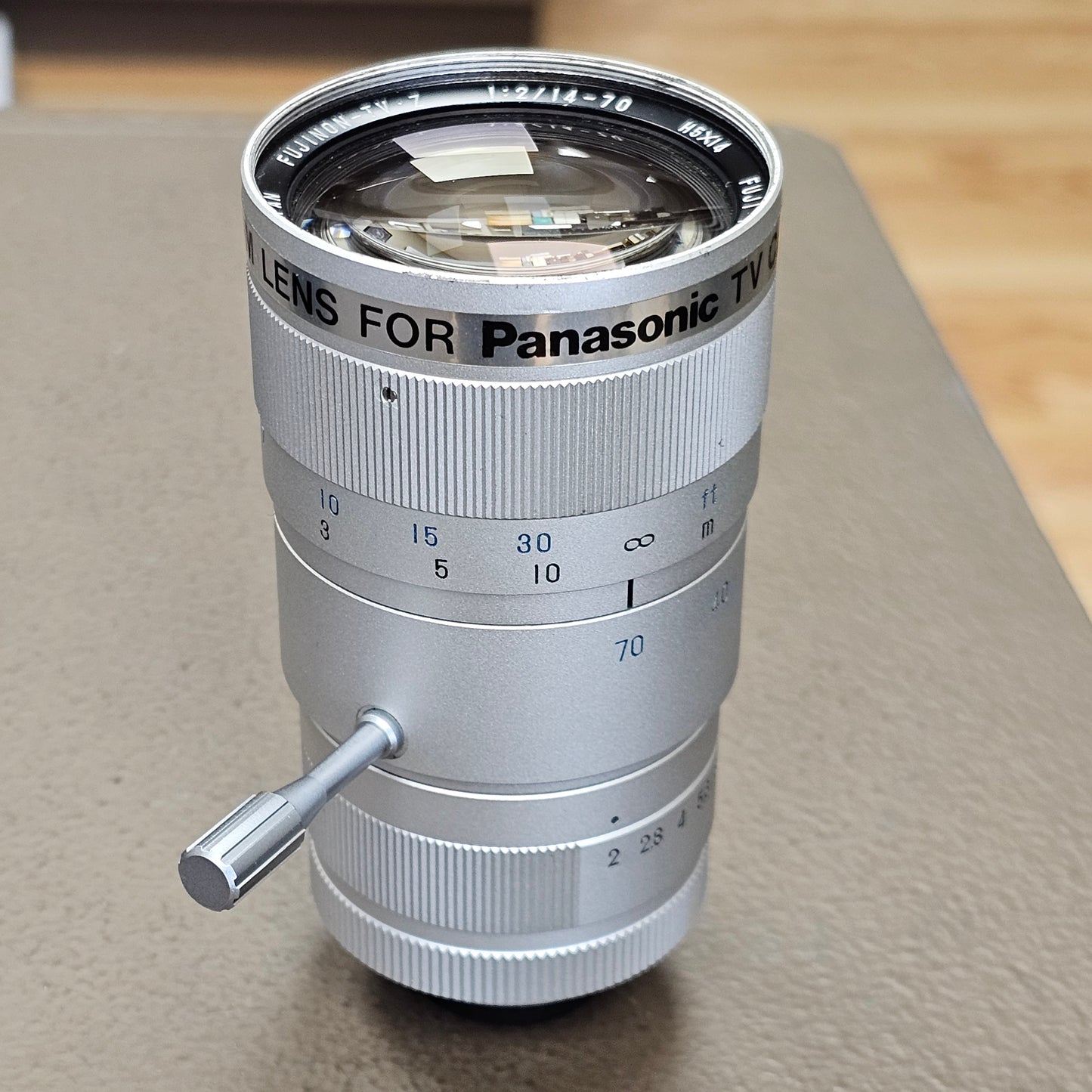 Fujinon / Panasonic TV Zoom 14-70mm T2 C-Mount Lens S# 159758