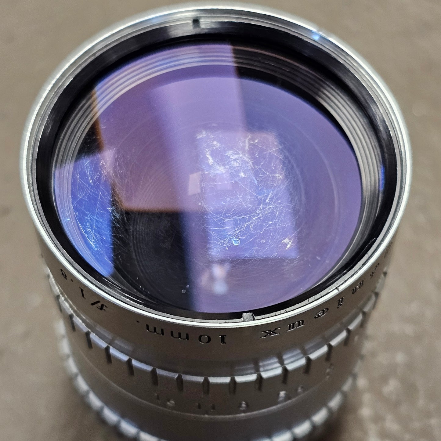 Bell & Howell-Angenieux 10mm F1.8 Retrofocus Lens C-Mount S# 439461