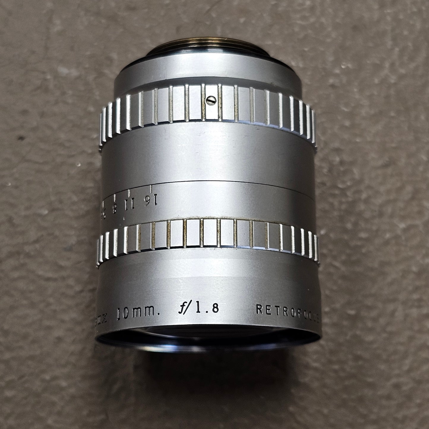 Bell & Howell-Angenieux 10mm F1.8 Retrofocus Lens C-Mount S# 439461