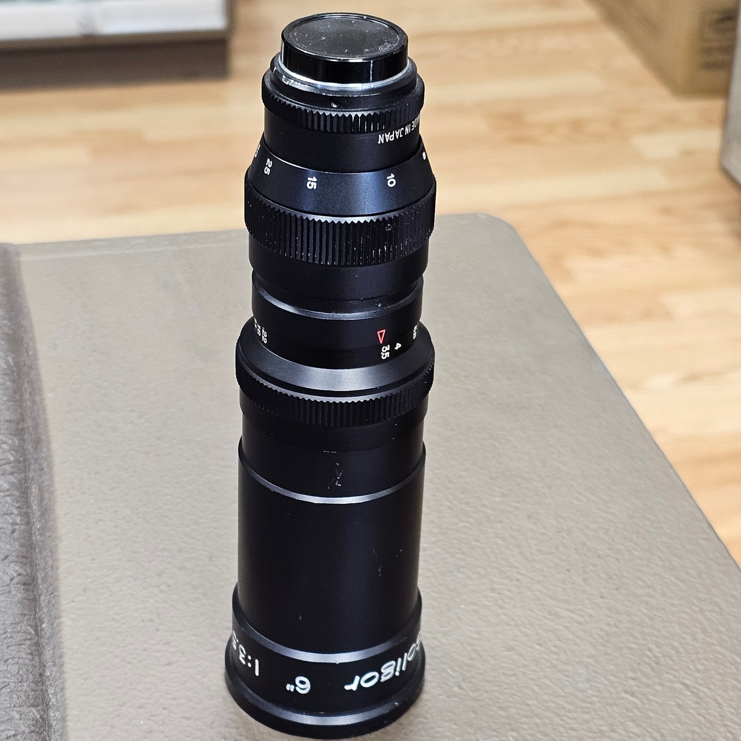 Elitar Soligor 150mm (6") F3.5 C-Mount Telephoto Lens S# K3171