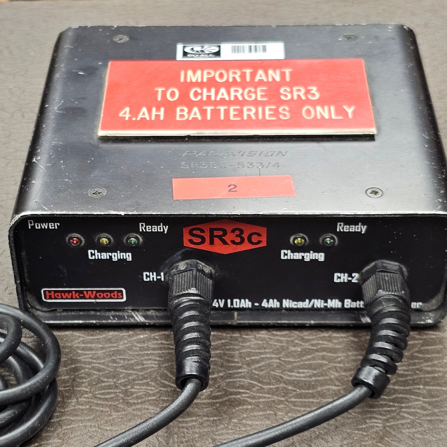 Hawk-Woods Arri SR3 24V - 26.4 Volt NiCad/NiMh Dual Battery charger S# 22 288