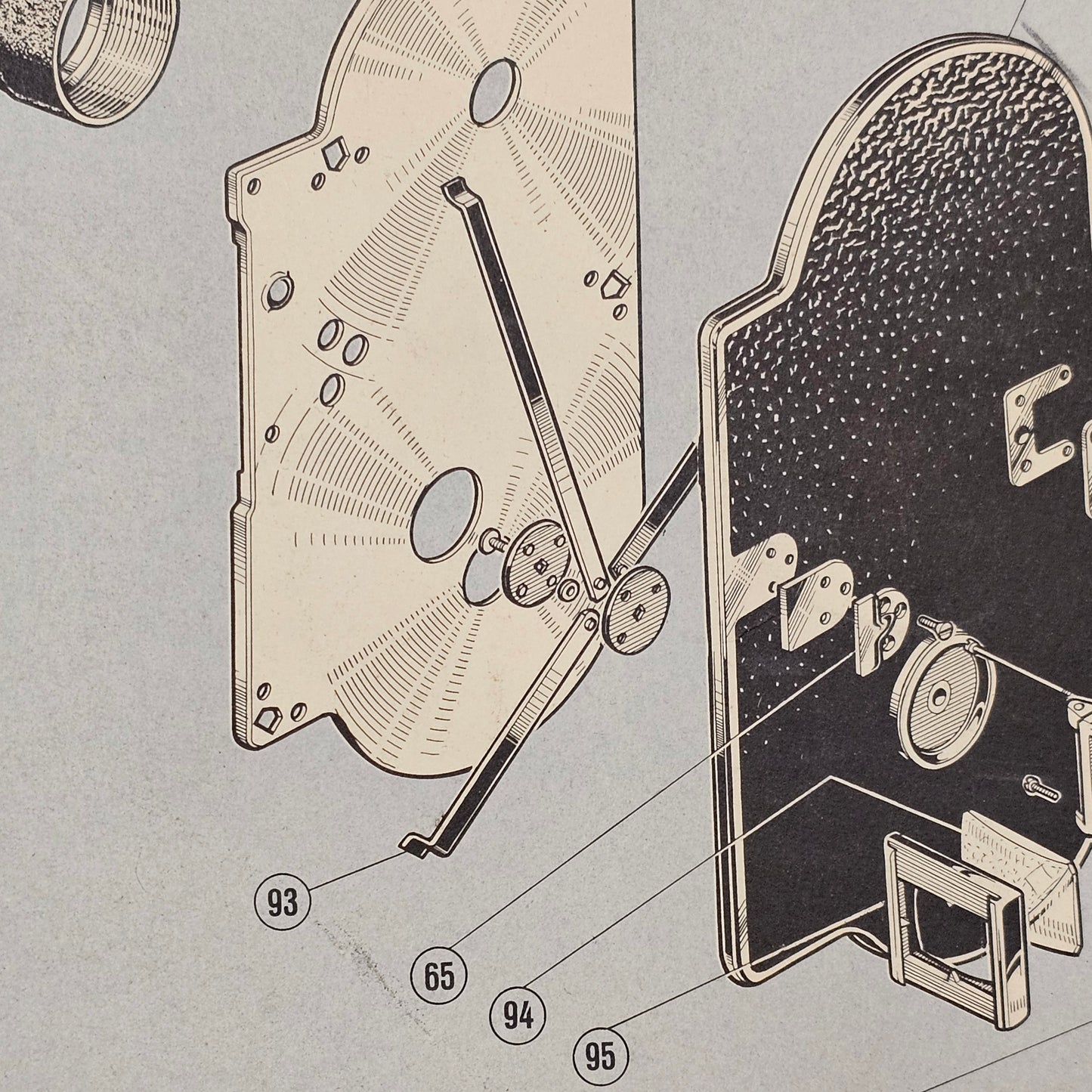 Bolex Door Hinges Set of 3