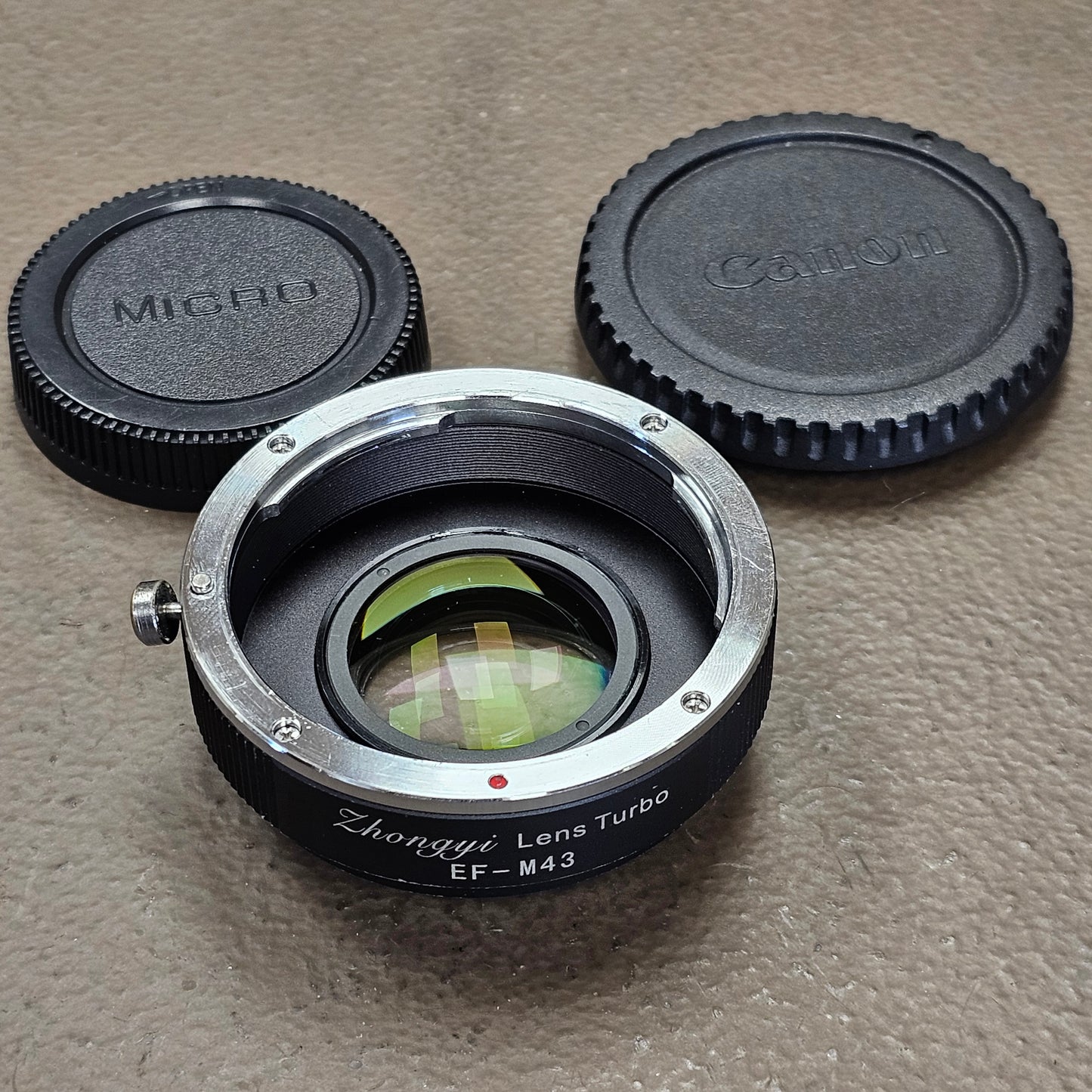 Zhongyi Canon EF Lens to MFT Micro 4/3 Camera Lens Turbo Adapter