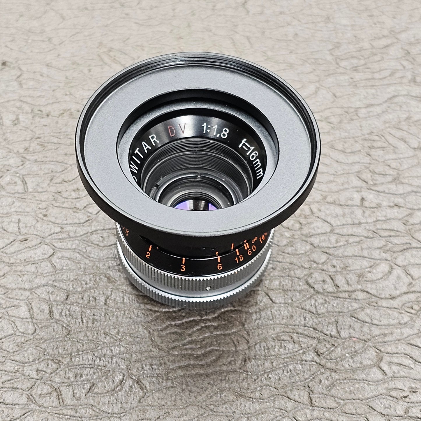 Switar 16mm DV F1.8 AR C-Mount Lens S# 413257