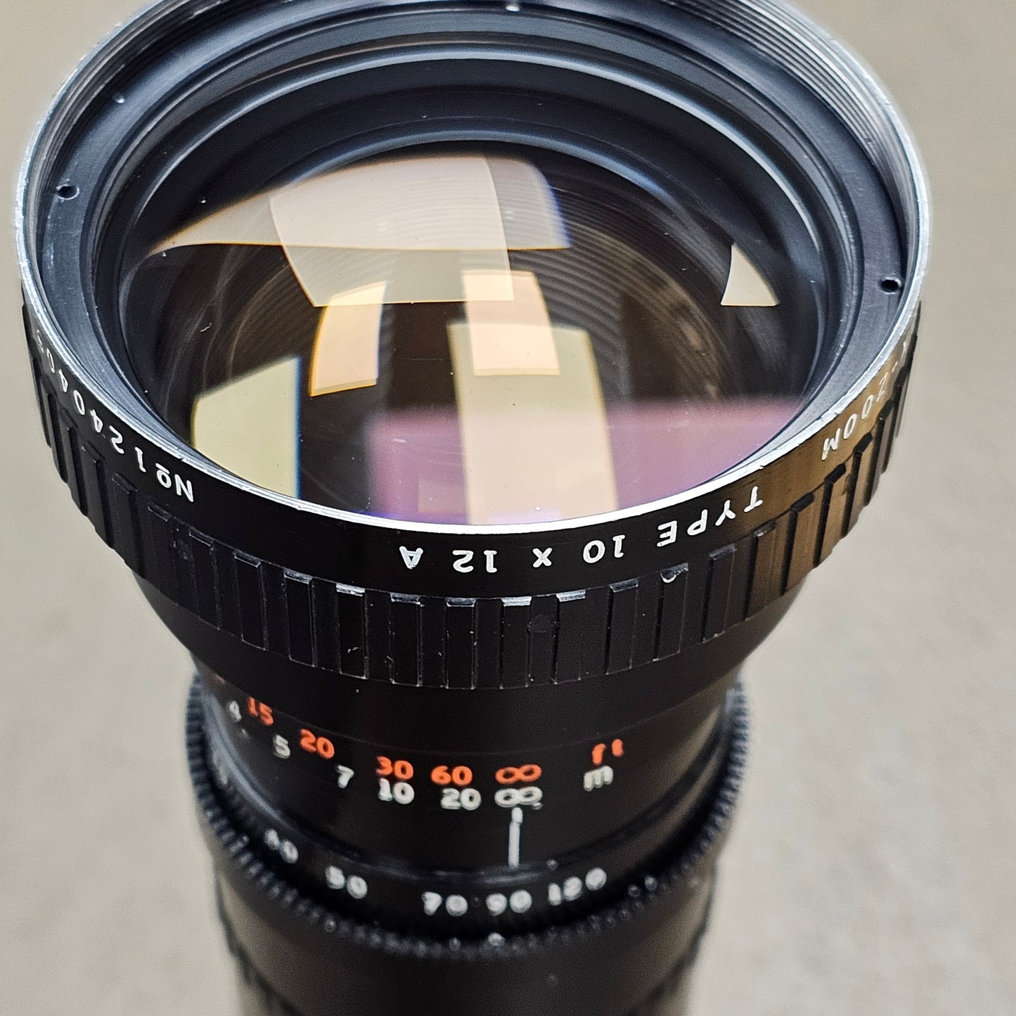 Angenieux 12-120mm T2.5 Type 10 x 12A Arri Standard Mount Zoom lens S# 1240405