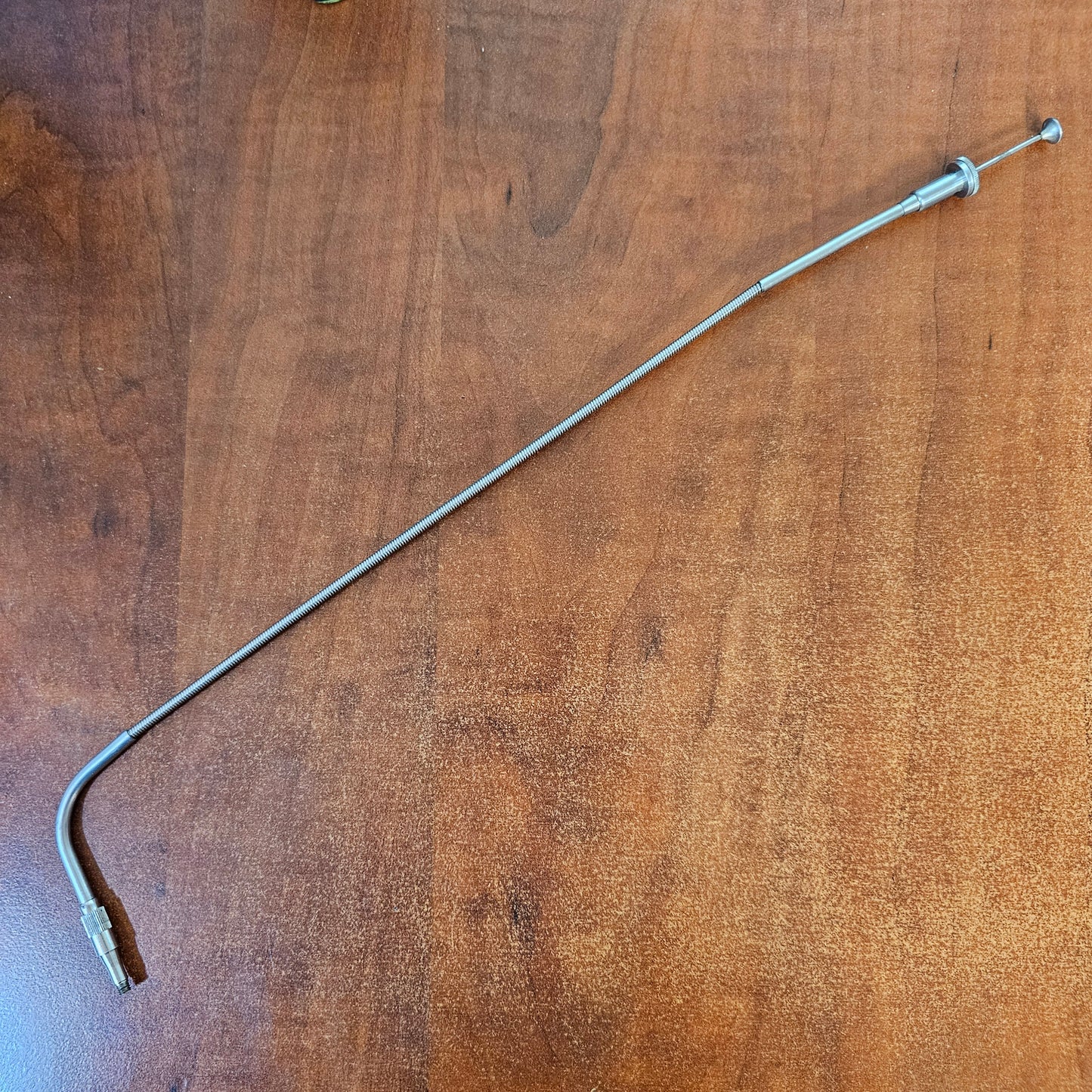 Beaulieu flexible Cable Release 12" long bent tip