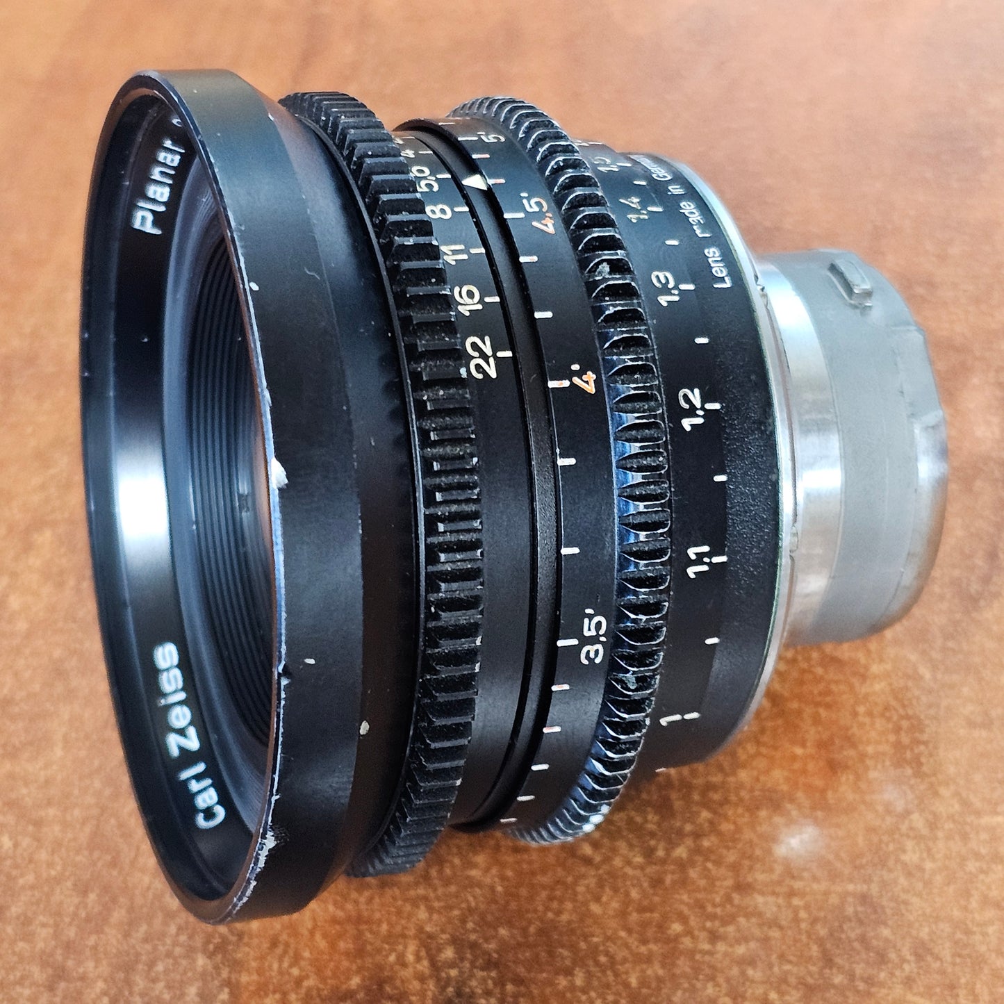 Zeiss Planar 85mm T2.1 Mark II Standard Speed Lens Arri Bayonet Mount S# 6887762