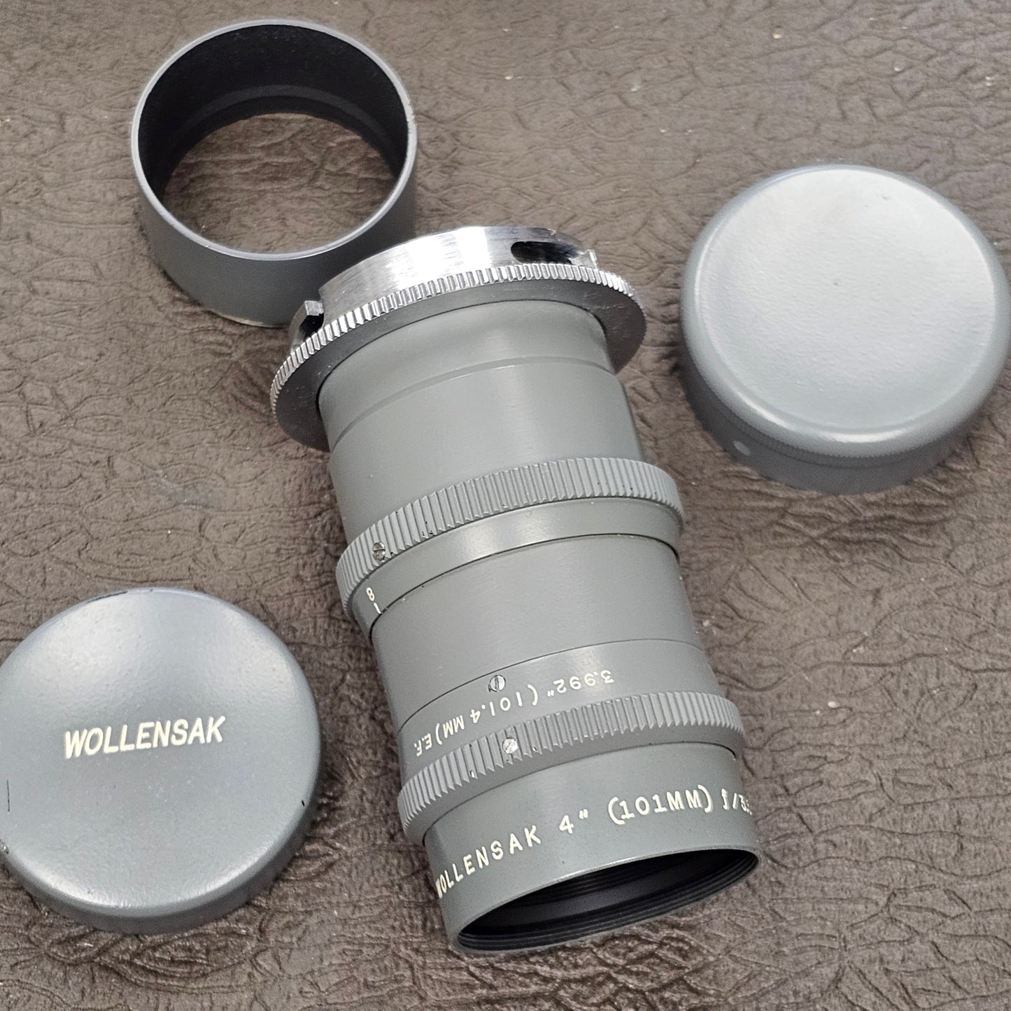 Wollensak Fastax - Raptar Four Lens Set 35mm/50mm/101.4mm/153.6mm Military Gray