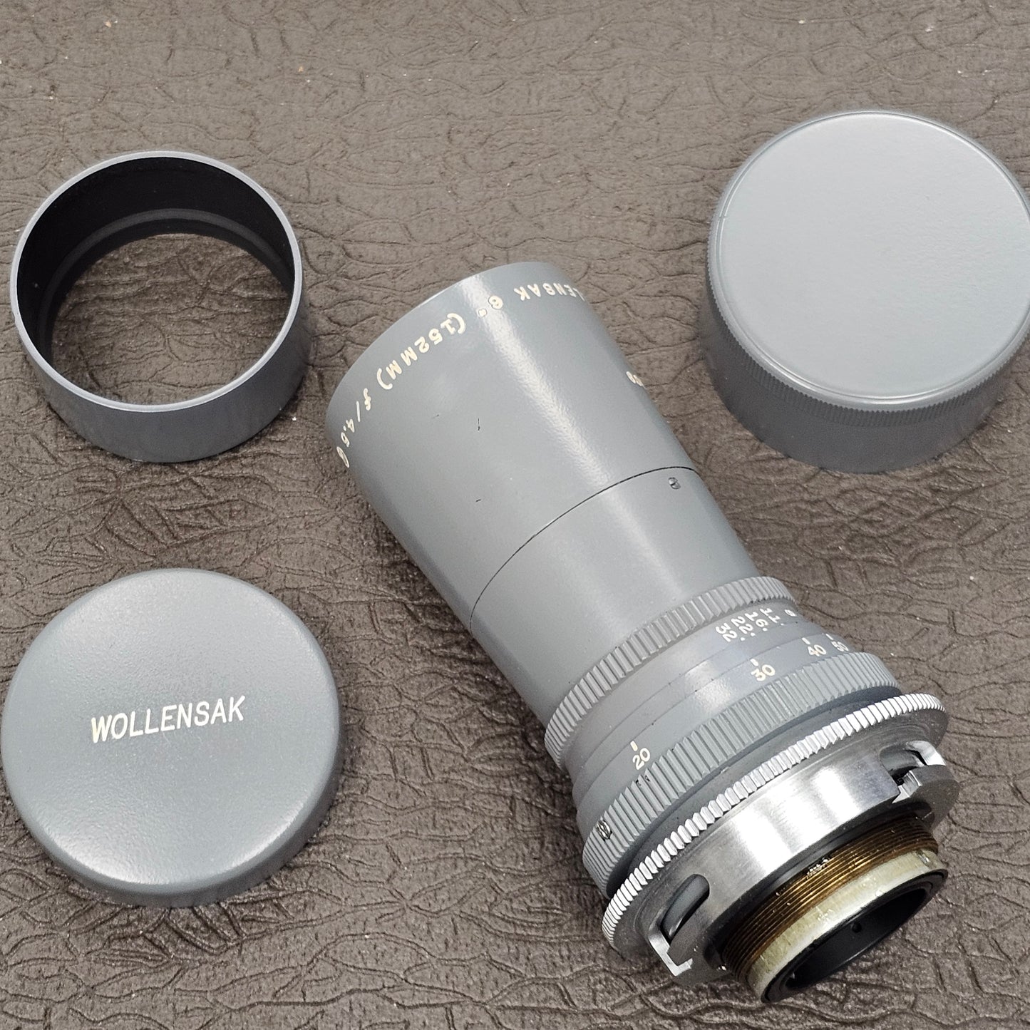 Wollensak Fastax - Raptar Four Lens Set 35mm/50mm/101.4mm/153.6mm Military Gray