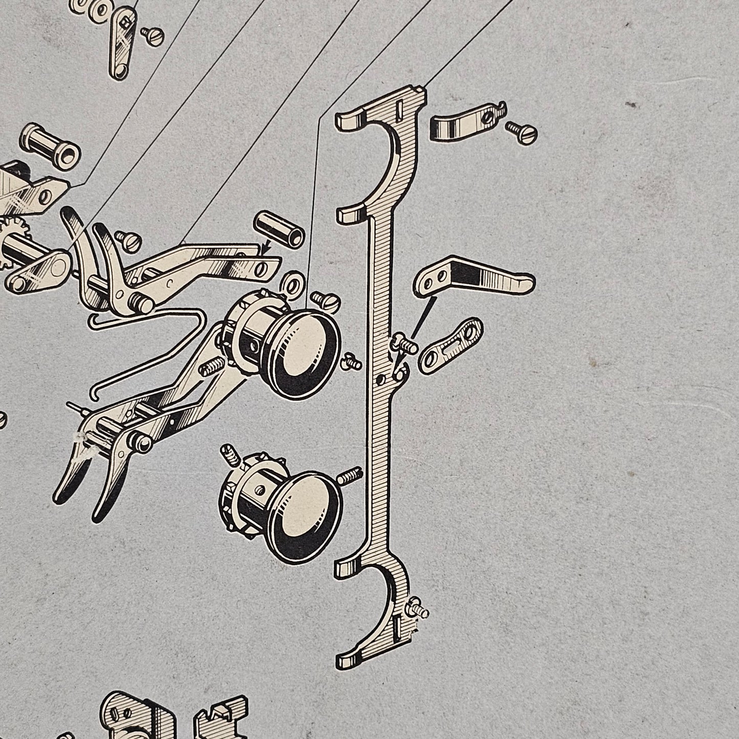 Bolex Spool Ejecting Device with springs BCM 2196