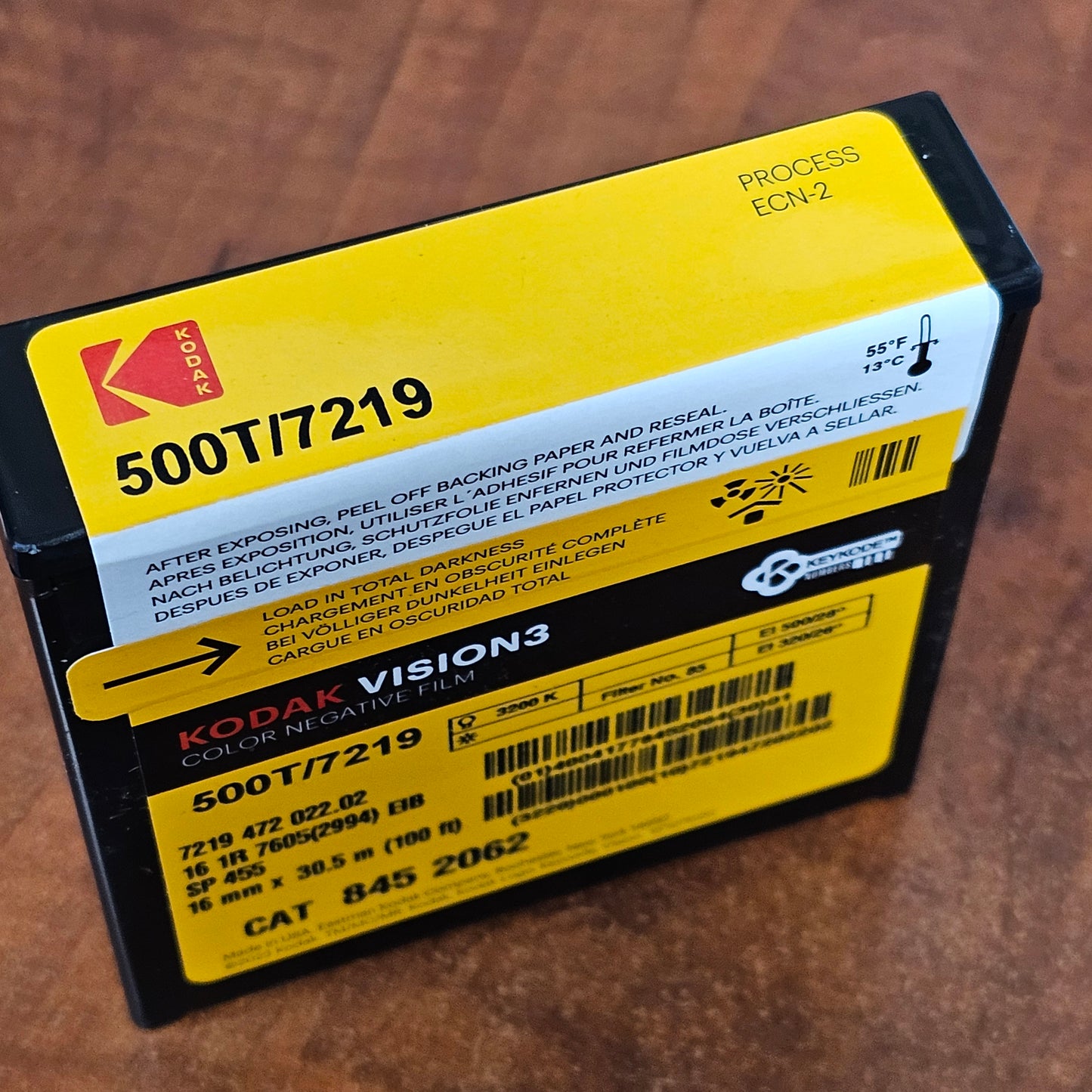 KODAK 16mm 100' VISION3 500T Color Negative Film 7219