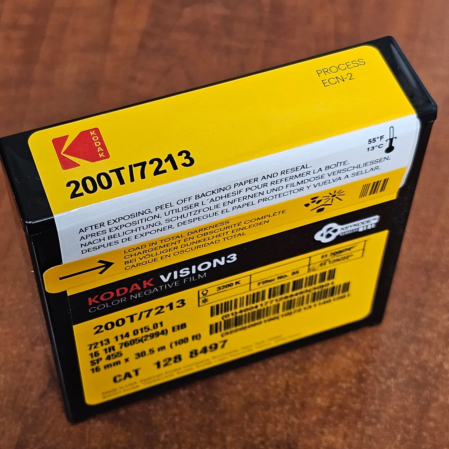 KODAK 16mm 100' VISION3 200T Color Negative Film 7213