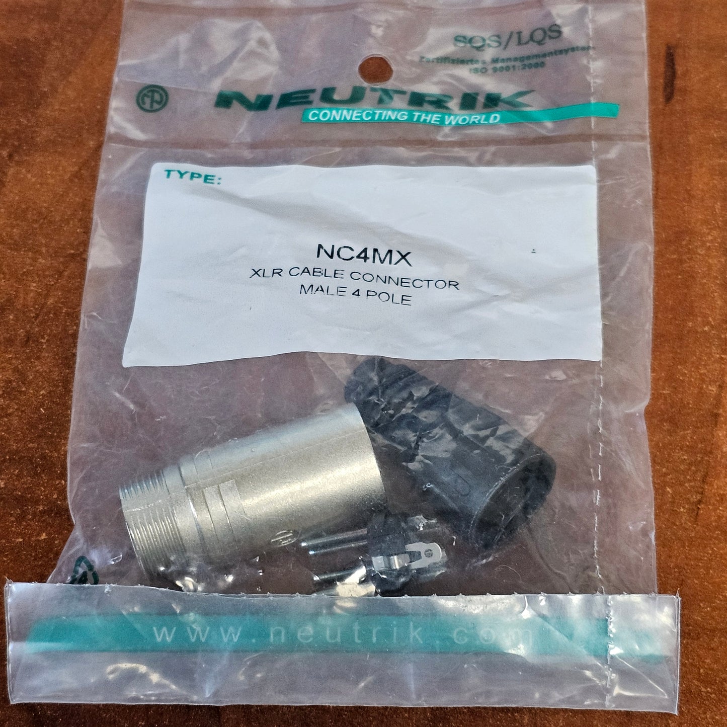 Neutrik NC4MX 4-pin XLR Male connector