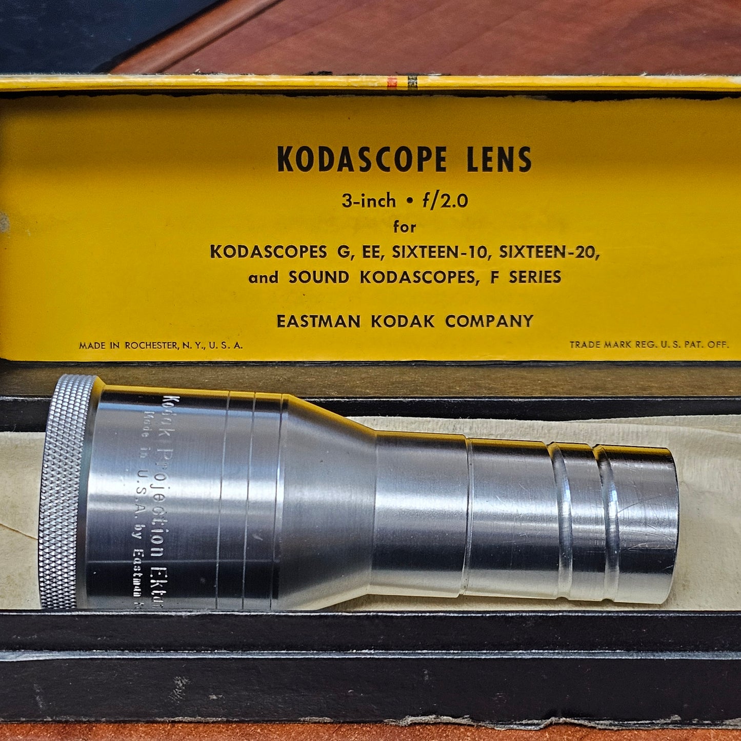 Kodak Ektanon 3" (75mm) f2 Projection Lens