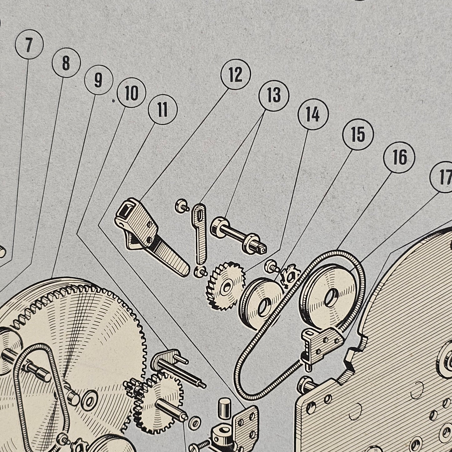 Bolex Audible Counter Assembly