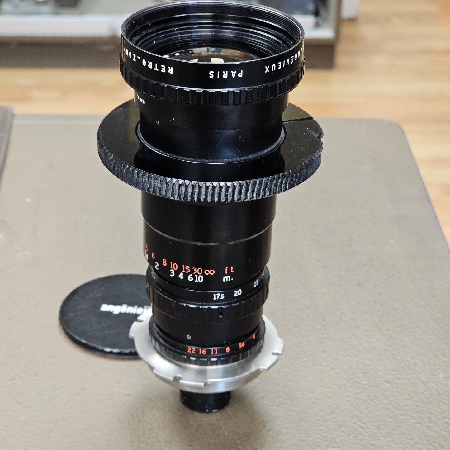 Angenieux 17.5-70mm f2.2/T2.5 Type 4x17.5B PL Mount S# 1427531 with Retro-Zoom Attachment S# 1426674