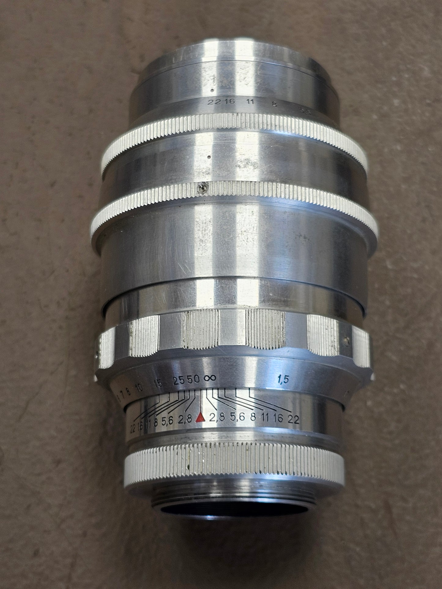 Tair-11 133mm f/2.8  Silver M39 lens Copy of Sonnar Lens S# 0151087