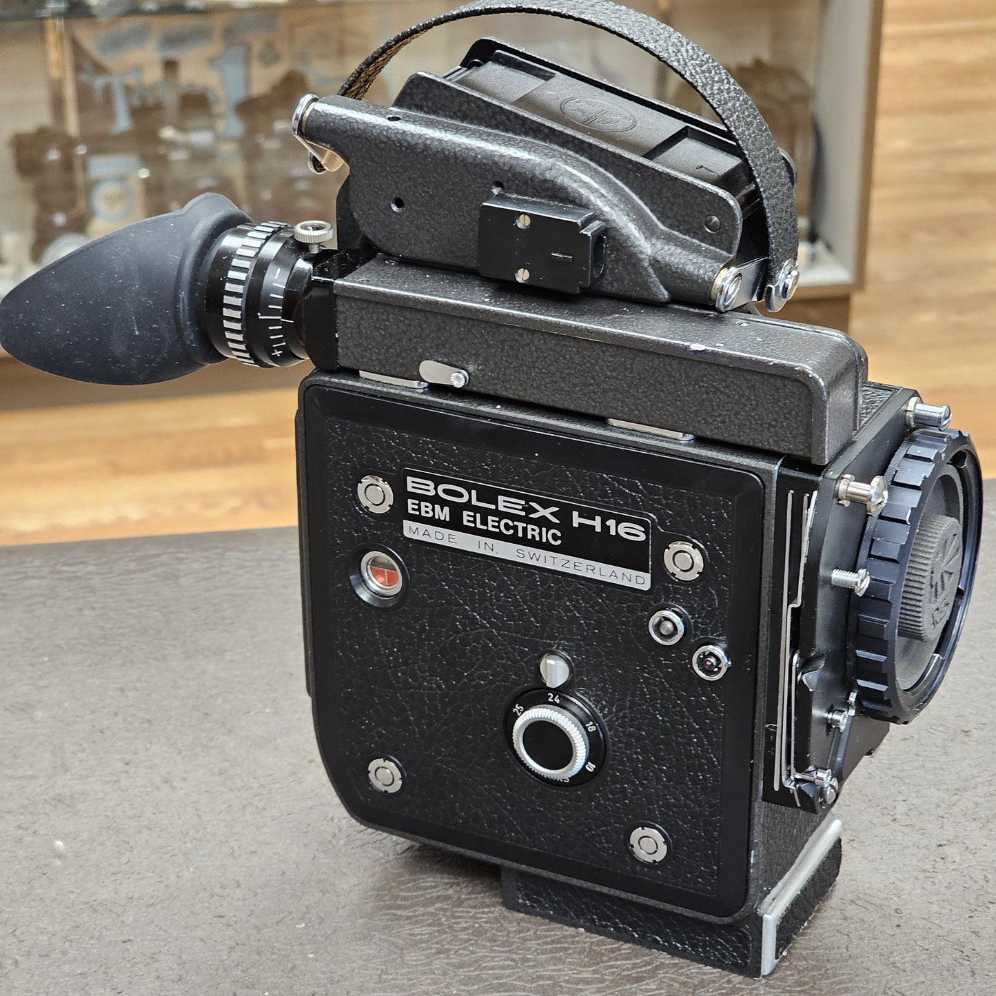 Bolex Super 16 EBM with 13x Viewfinder S# 307130