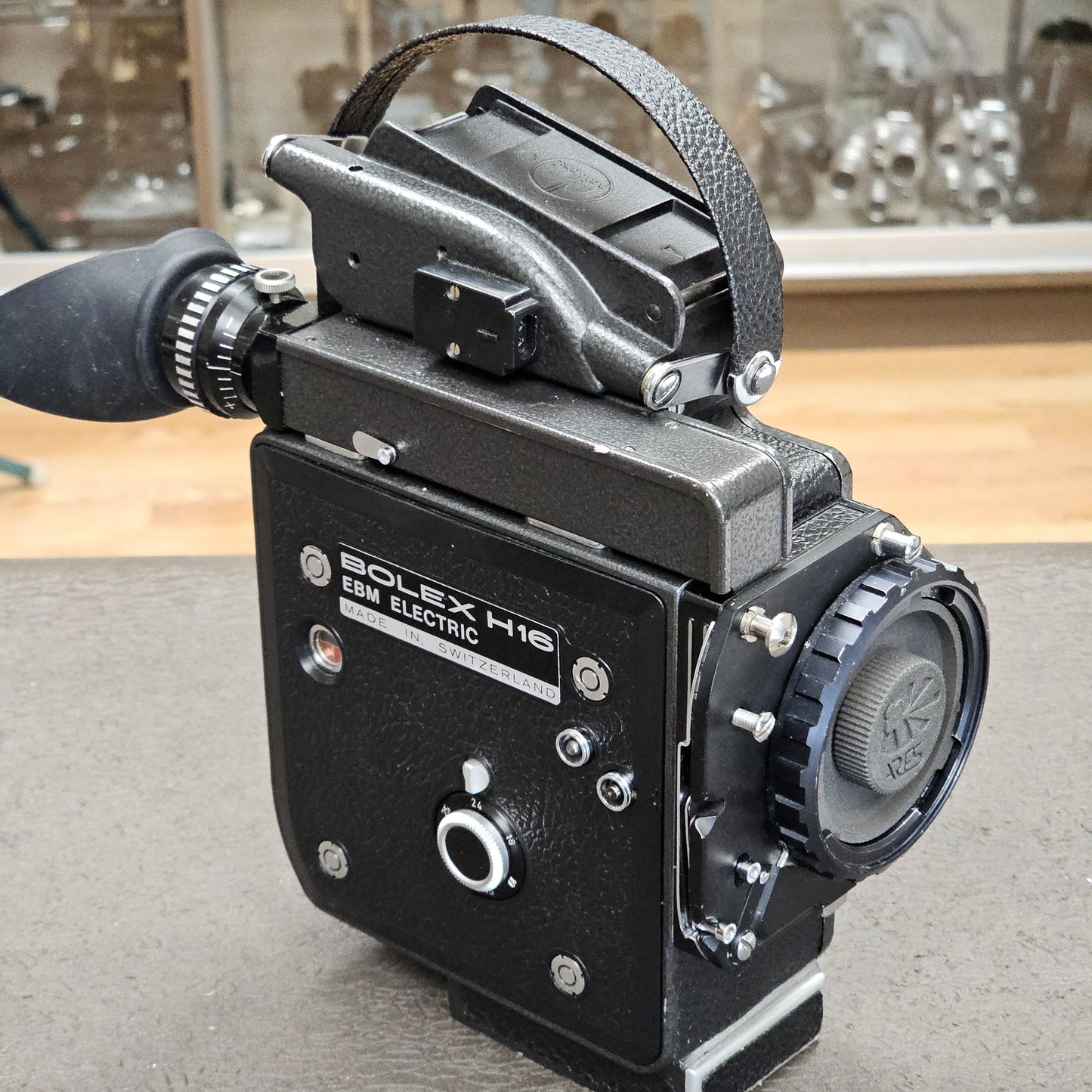 Bolex Super 16 EBM with 13x Viewfinder S# 307130