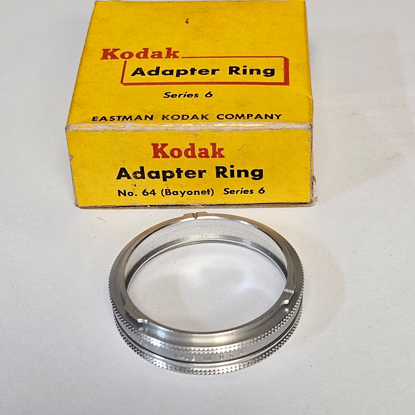 Kodak No.64(Bayonet) Series 6 Adapter Ring & Retaining Ring