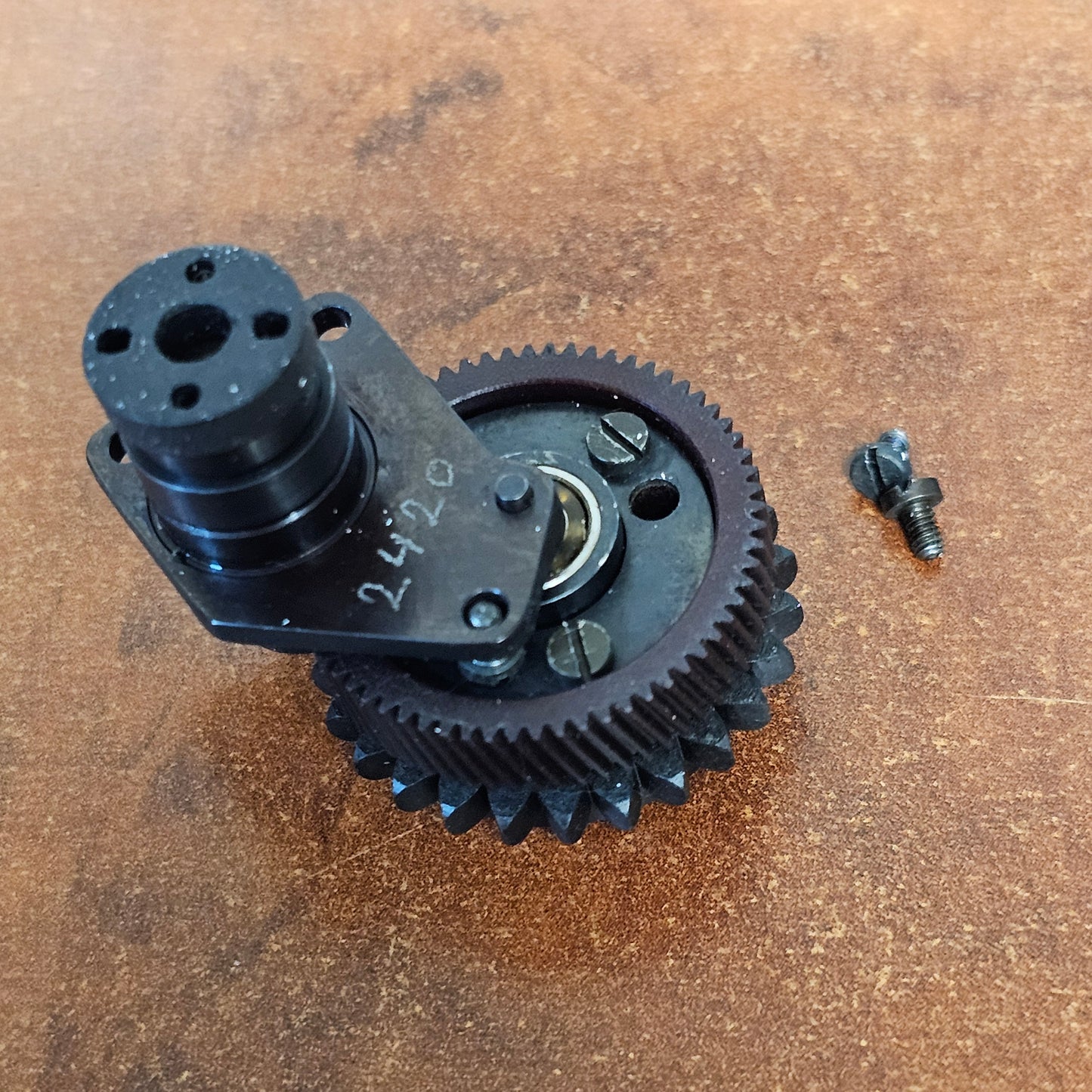 Arriflex SR1 SR2 Inching Knob Assembly with Rubber Coupling