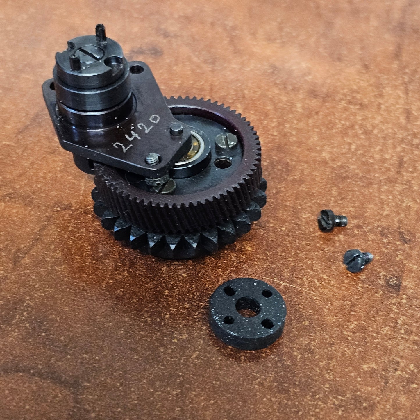 Arriflex SR1 SR2 Inching Knob Assembly with Rubber Coupling