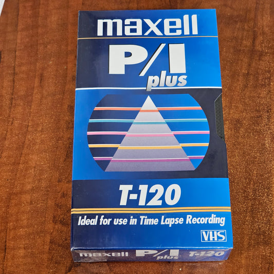 Maxell P/IPLUS T-120 VHS Tape 120 Minutes