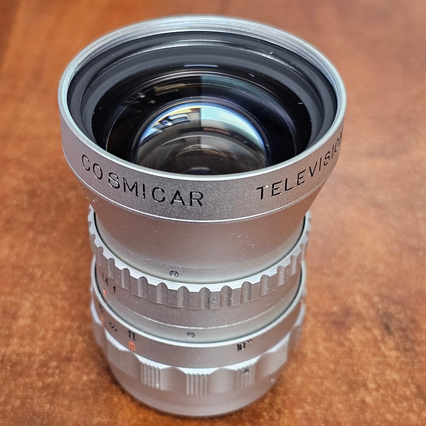 Cosmicar Television 12.5mm f/1.4 C-Mount Lens (Silver) S# 70562