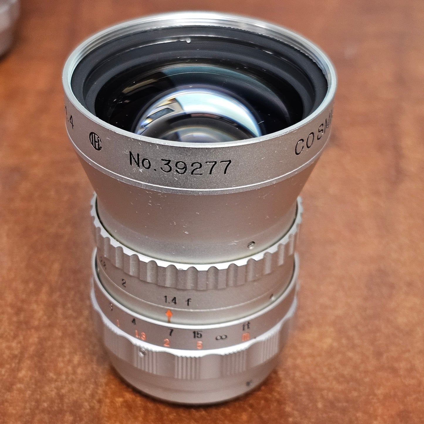 Cosmicar Television 12.5mm f1.4 C-Mount lens S# 39277