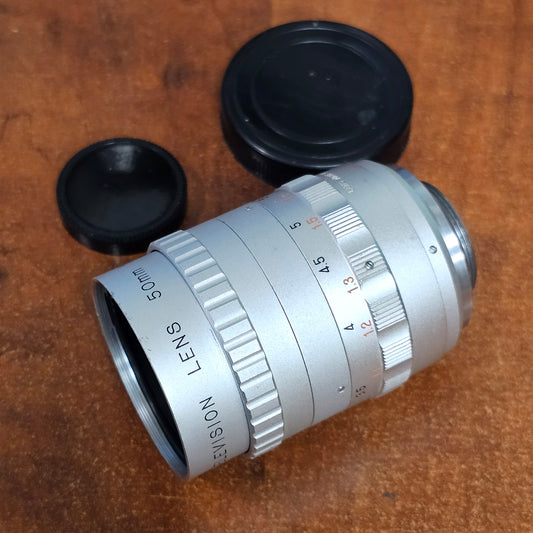 Cosmicar Television 50mm f1.4 C-Mount Lens S# 20582