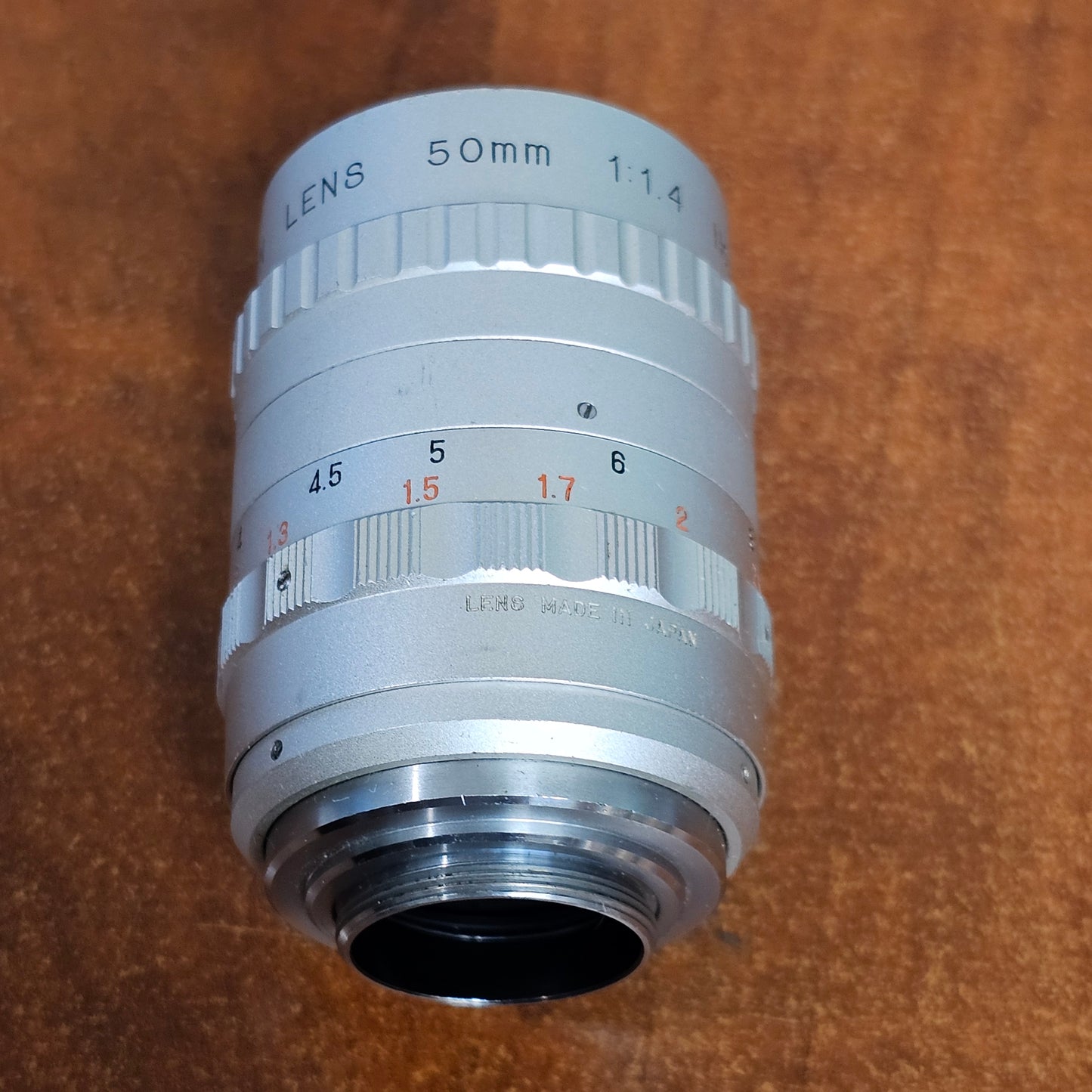 Cosmicar Television 50mm f1.4 C-Mount Lens S# 20582