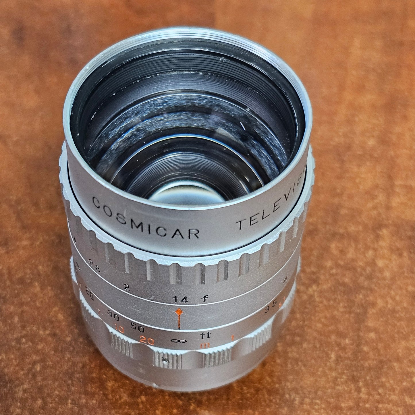 Cosmicar Television 50mm f1.4 C-Mount Lens S# 20582