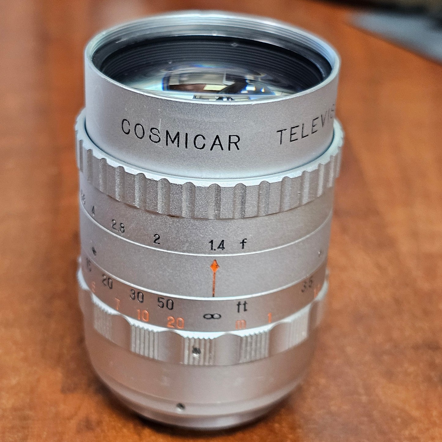 Cosmicar Television 50mm f1.4 C-Mount Lens S# 20582