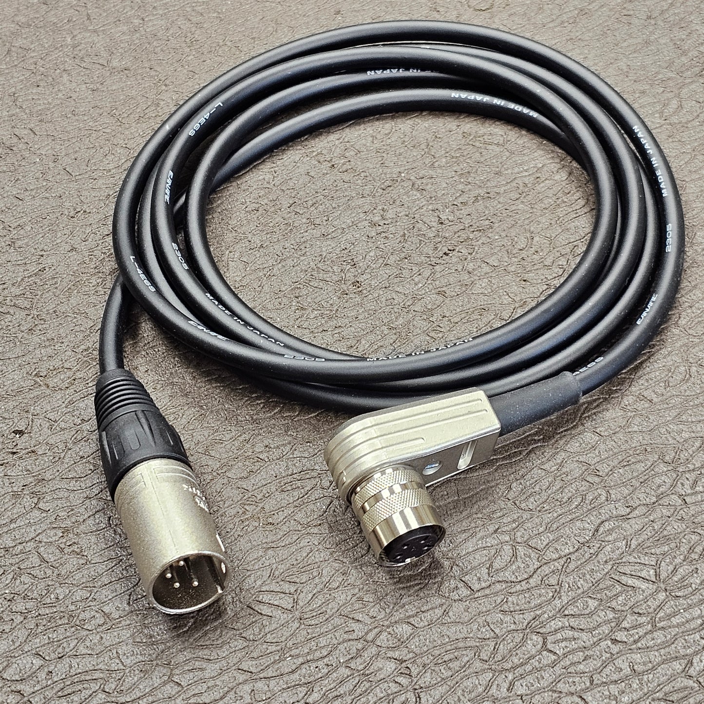 Bolex EL Power cable 4-Pin Female Tuchel (Amphenol) Right Angle Style Connector - 4-Pin XLR Male