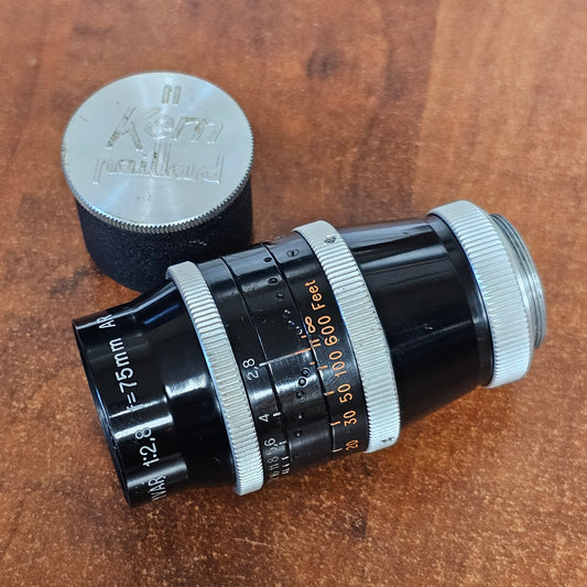 YVAR 75mm f2.8 AR C-Mount Lens S# 442243