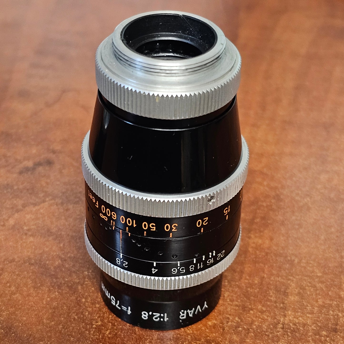 YVAR 75mm f2.8 AR C-Mount Lens S# 442243