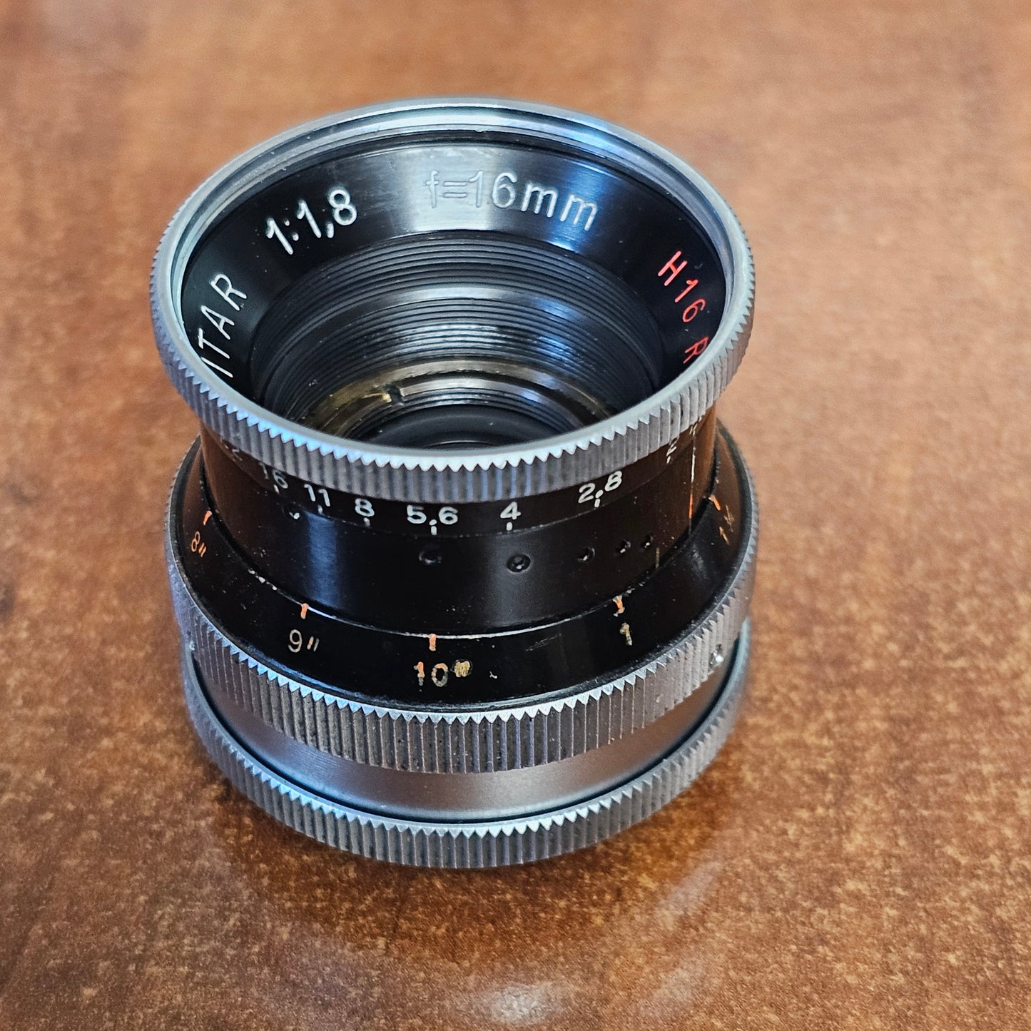 Switar 16mm f1.8 H16 RX C-Mount Lens S# 738096