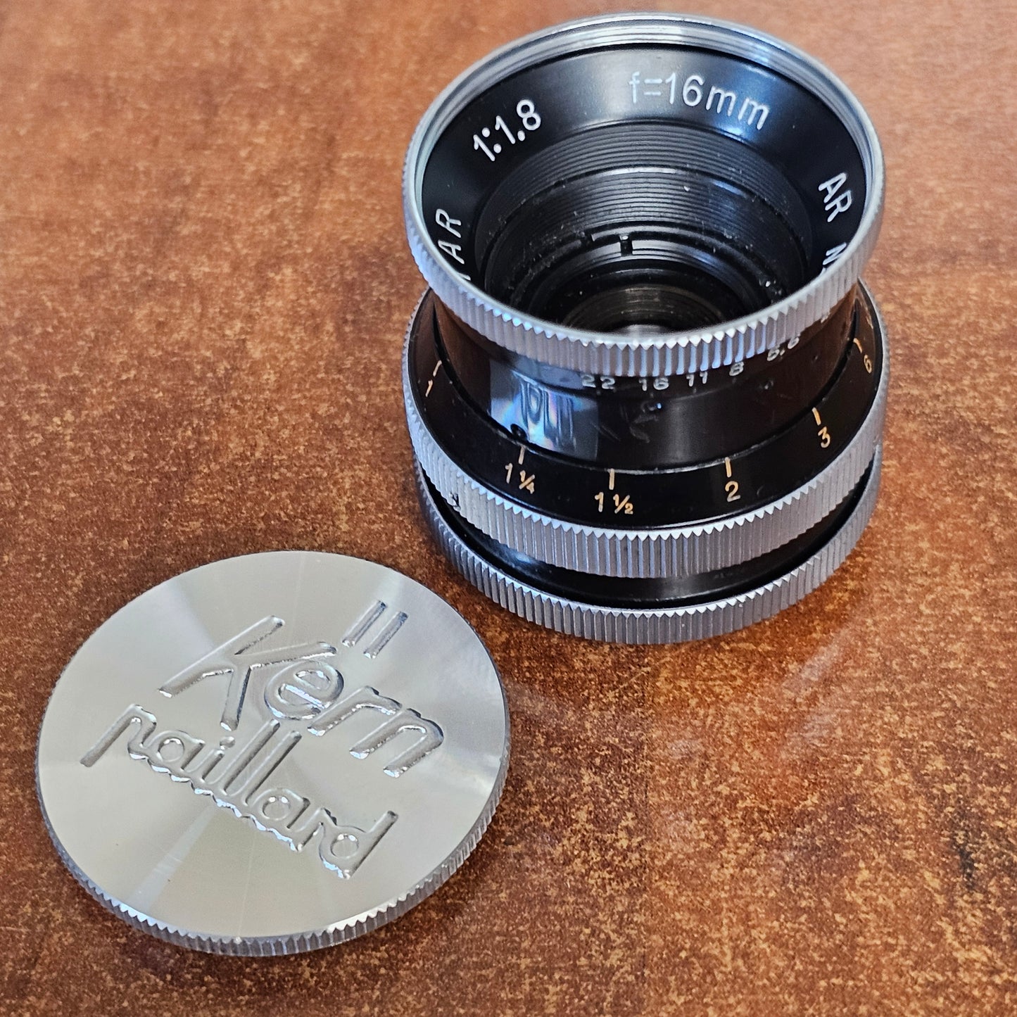 Switar 16mm f1.8 AR C-Mount Lens S# 293707