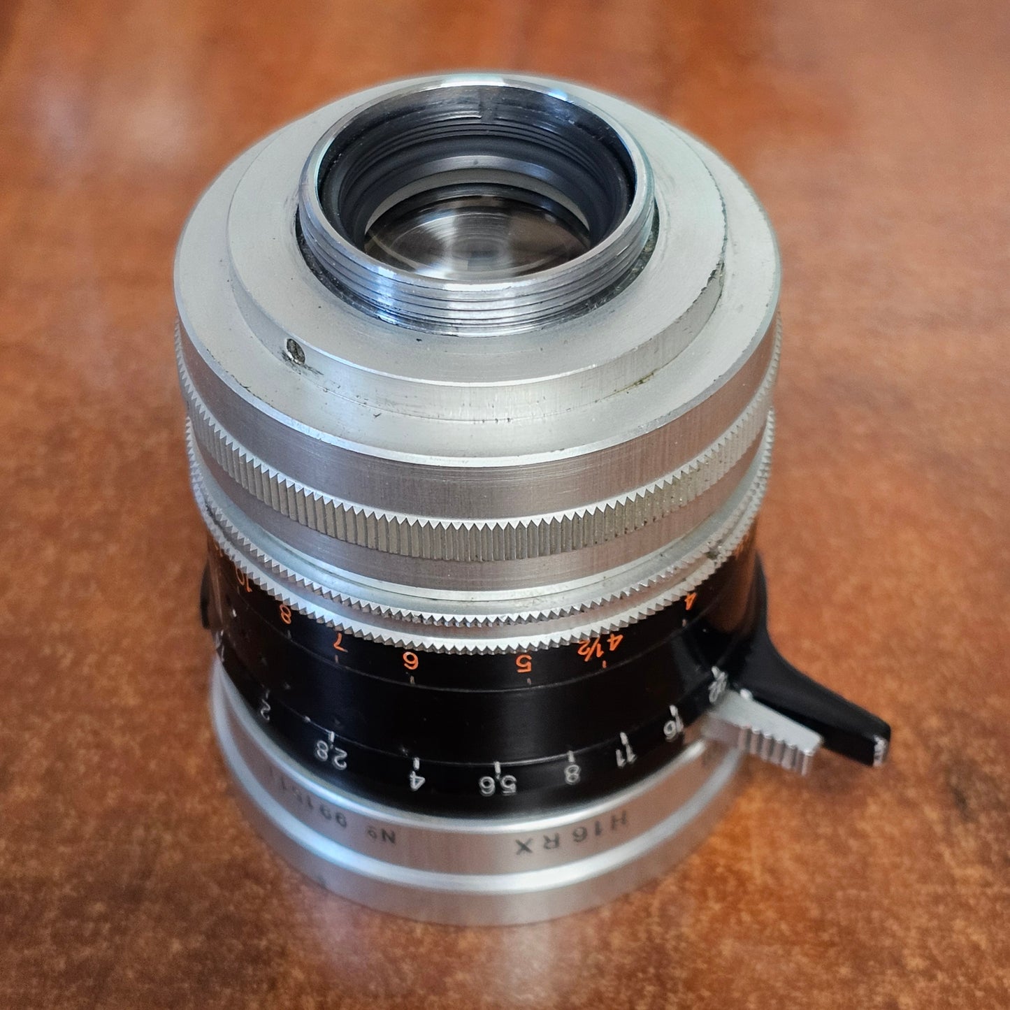 Switar 50mm f1.4 H16RX Macro Preset C mount lens S# 991511