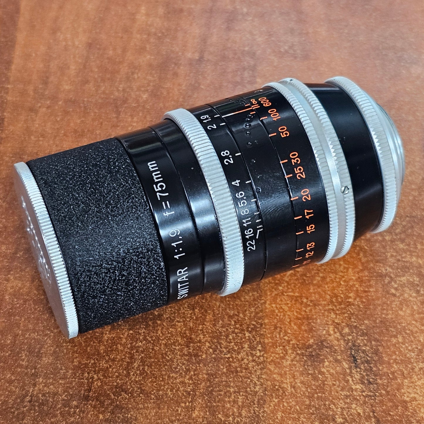 Switar 75mm f1.9 C-Mount Lens S# 921801